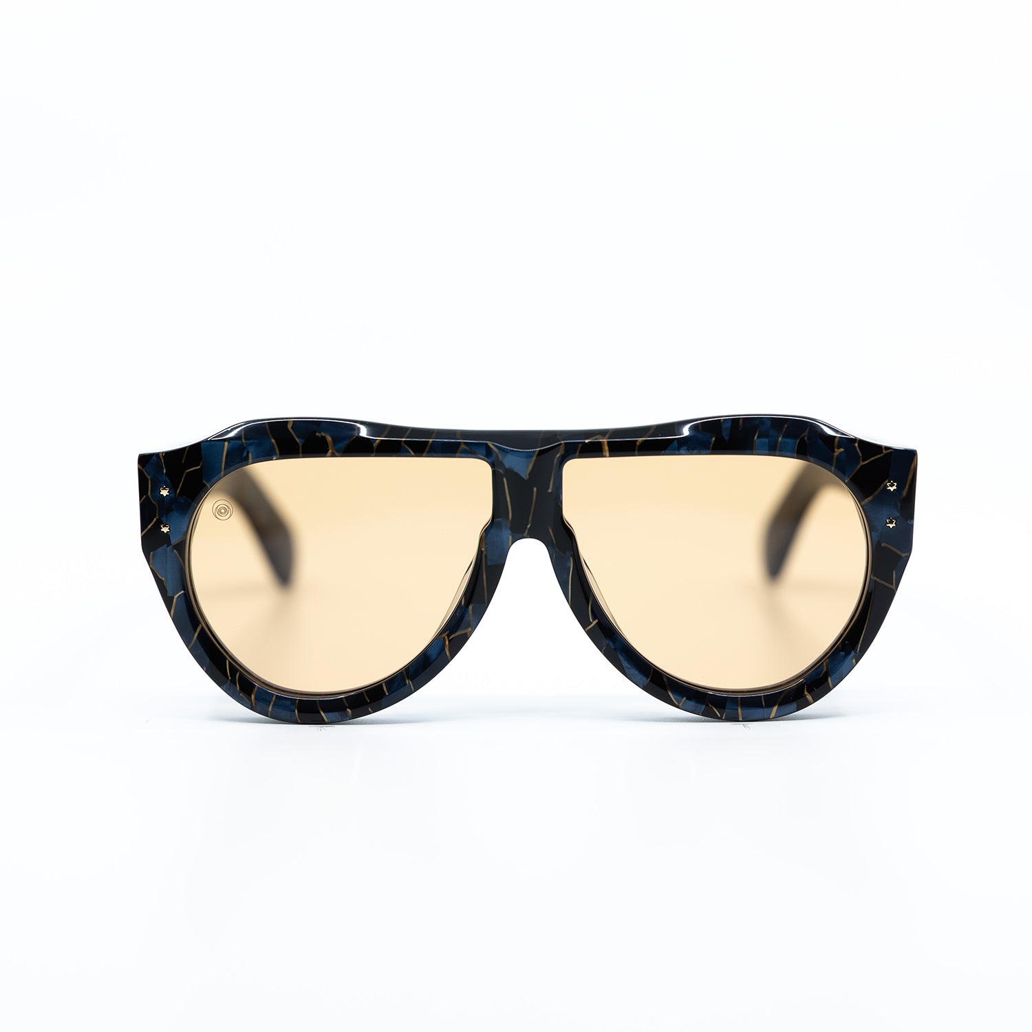 Otto Sunglasses with Azurite Frame & Orange Lens | Taxxon X Cruzada Special Edition