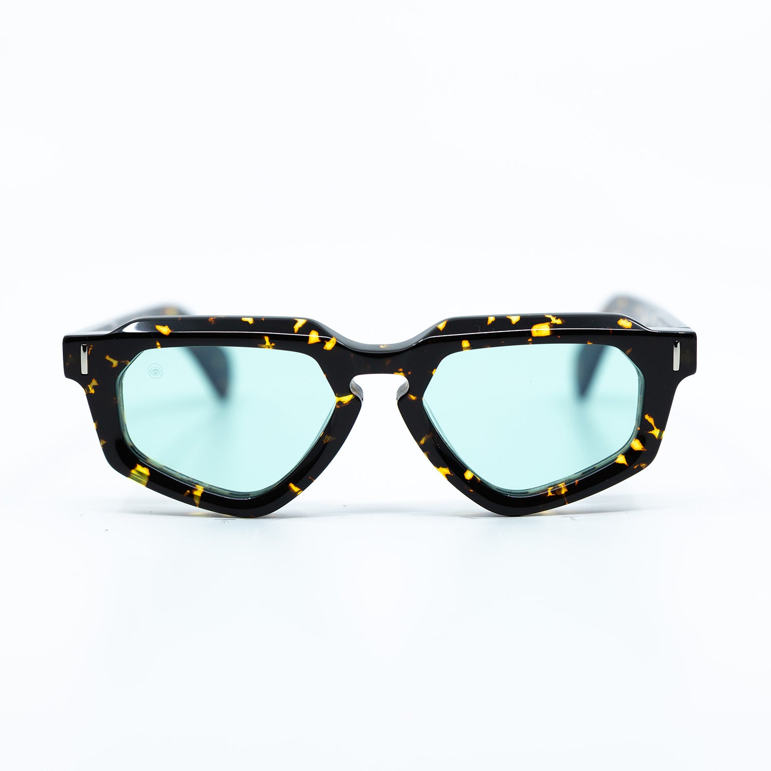 Avitio Sunglasses with Tortoise Frame & Aqua Lens