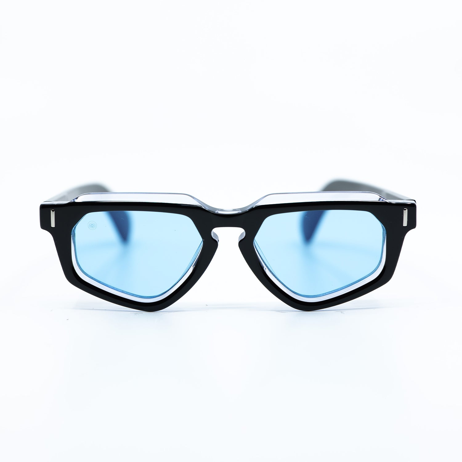 Avitio Sunglasses with Black Frame & Light Blue Lens