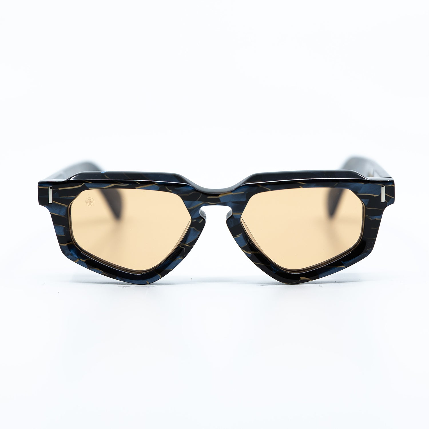 Avitio Sunglasses with Azurite Frame & Orange Lens