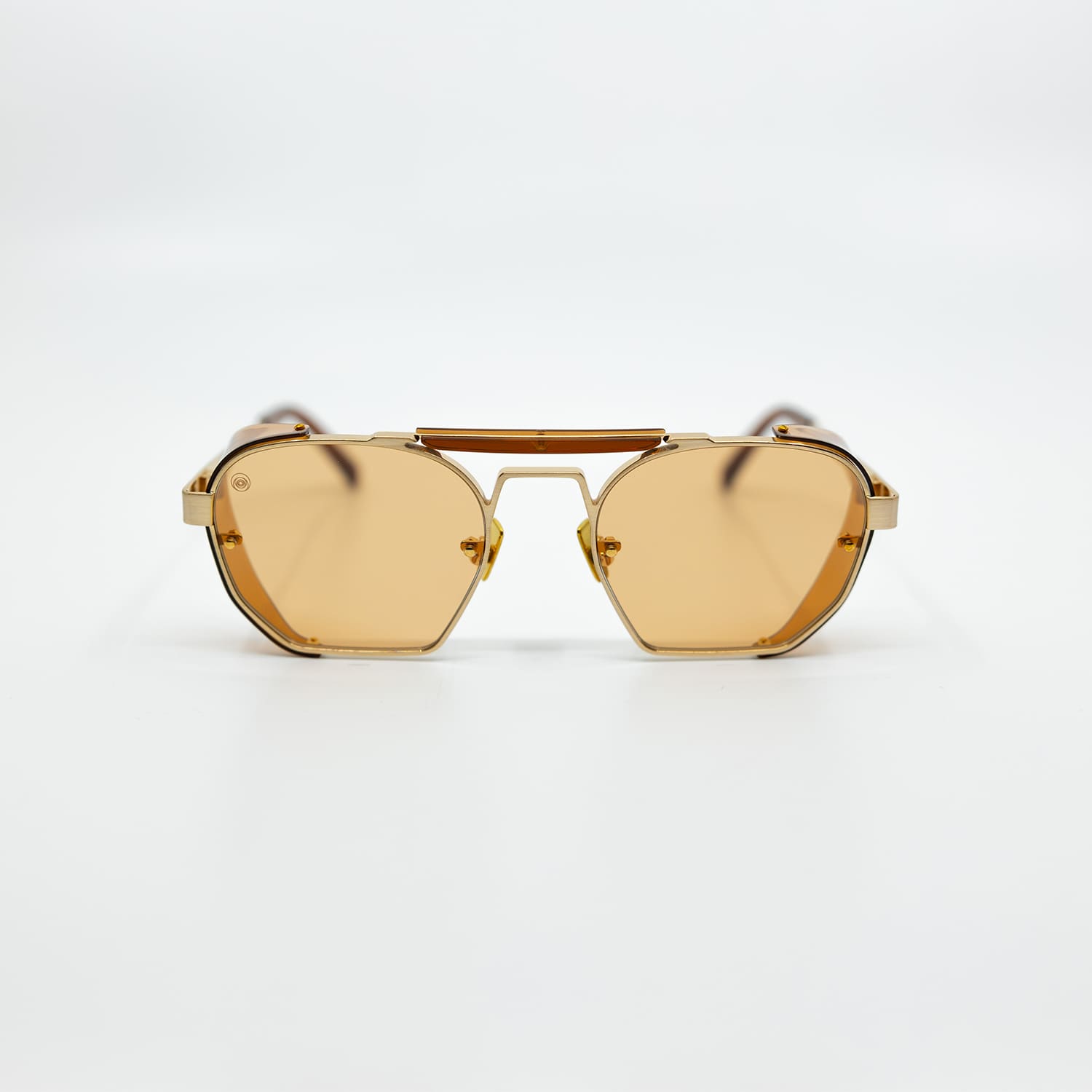 Sully Sunglasses with Brown Frame & Orange Lens