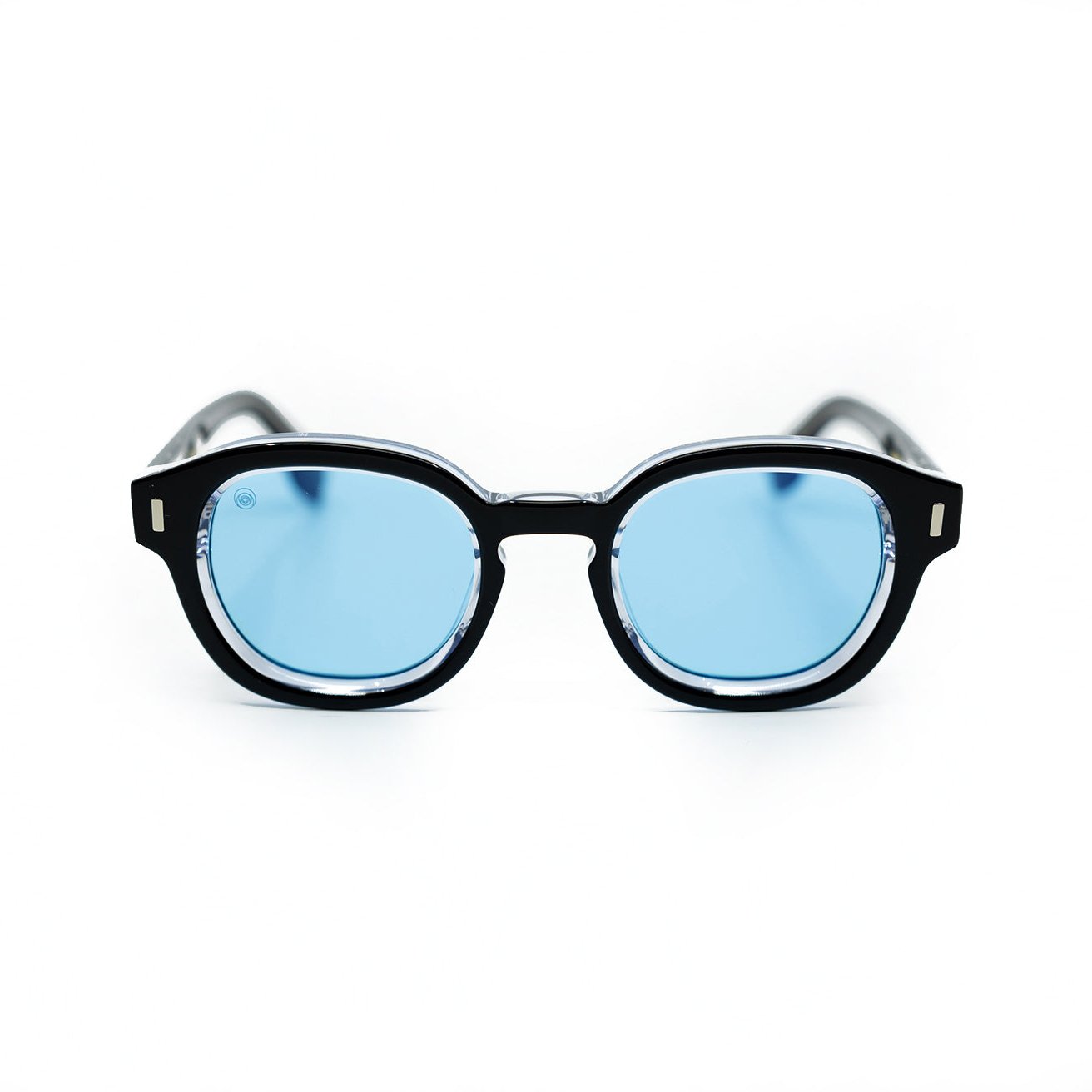 Tom Sunglasses with Black Frame & Light Blue Lens