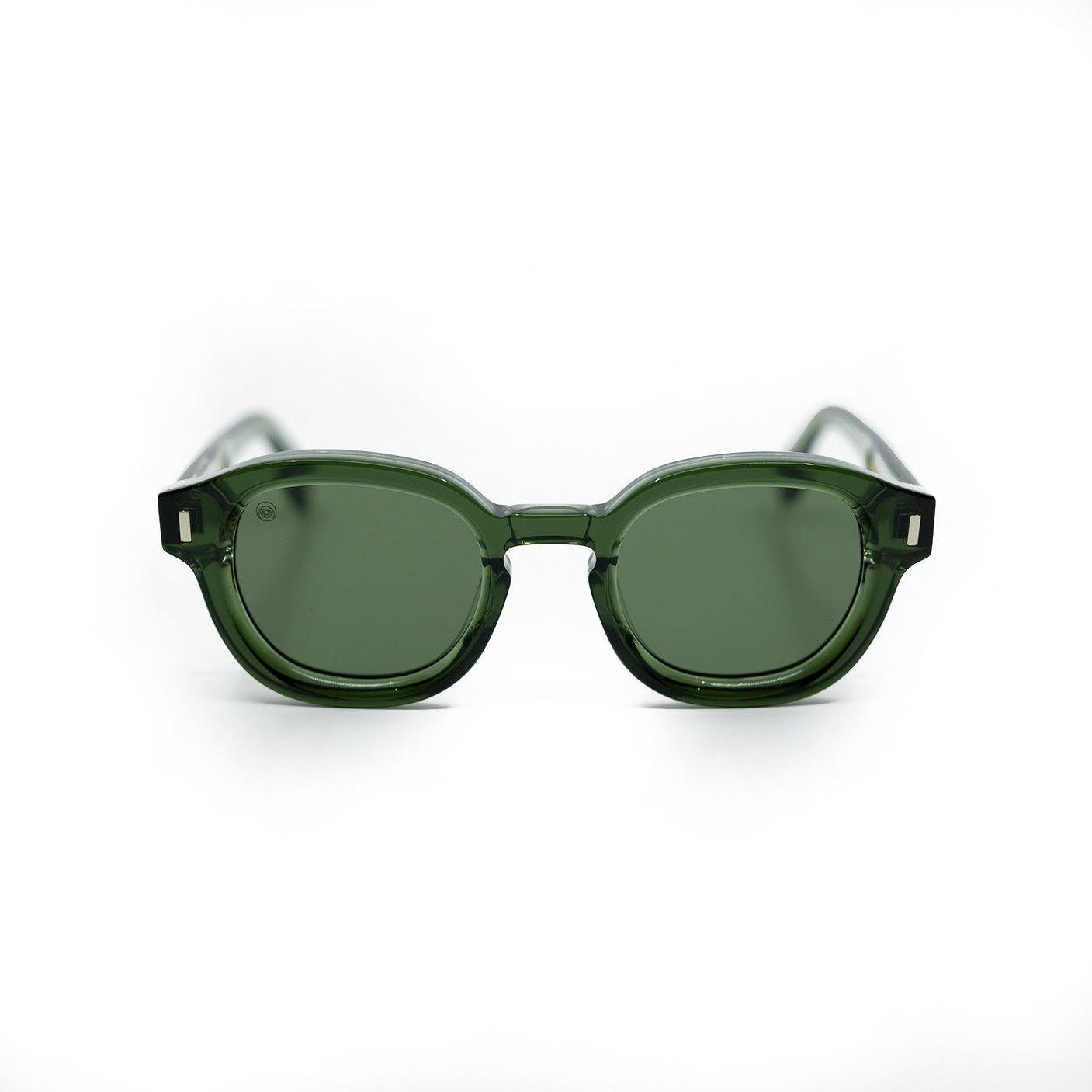 Tom Sunglasses with Olive Frame & Green Lens