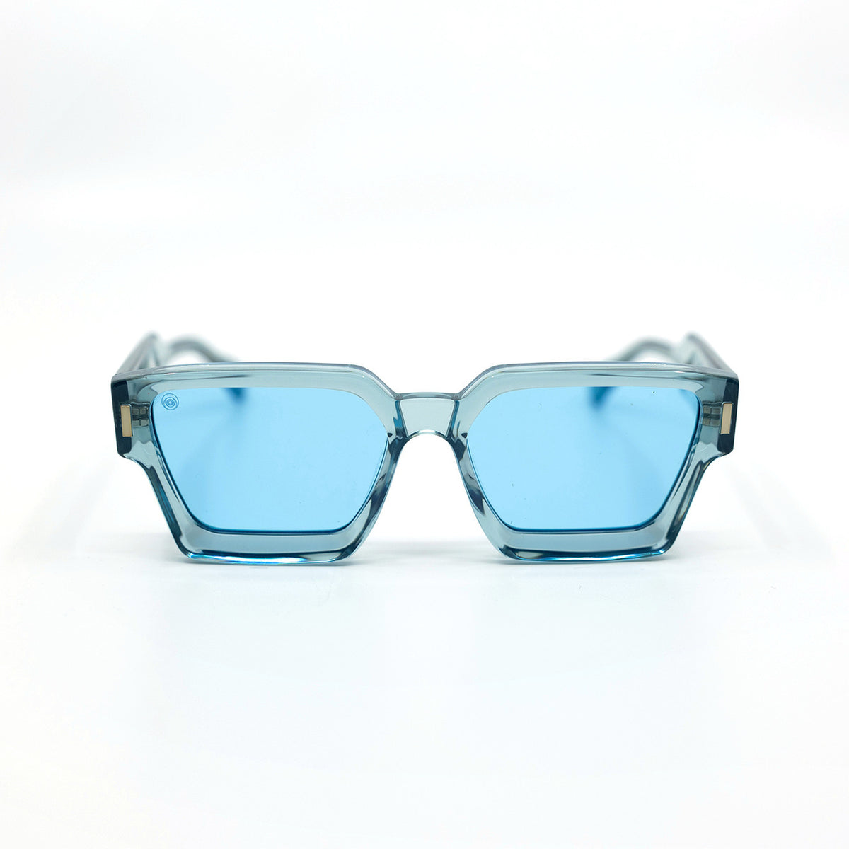 NWT Taxxon Clear frame round sunglasses Clear Narrow Acetate Round Tinted Sunglasses with Medium  main image 3