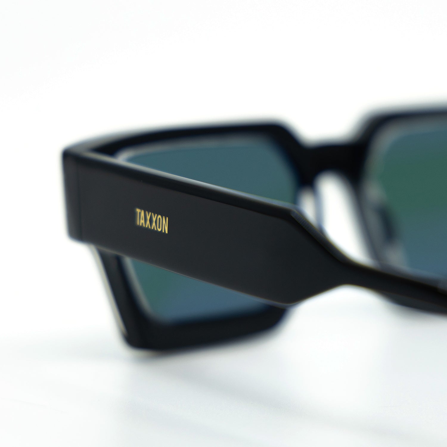 008 Sunglasses with Black Frame & Green Lens