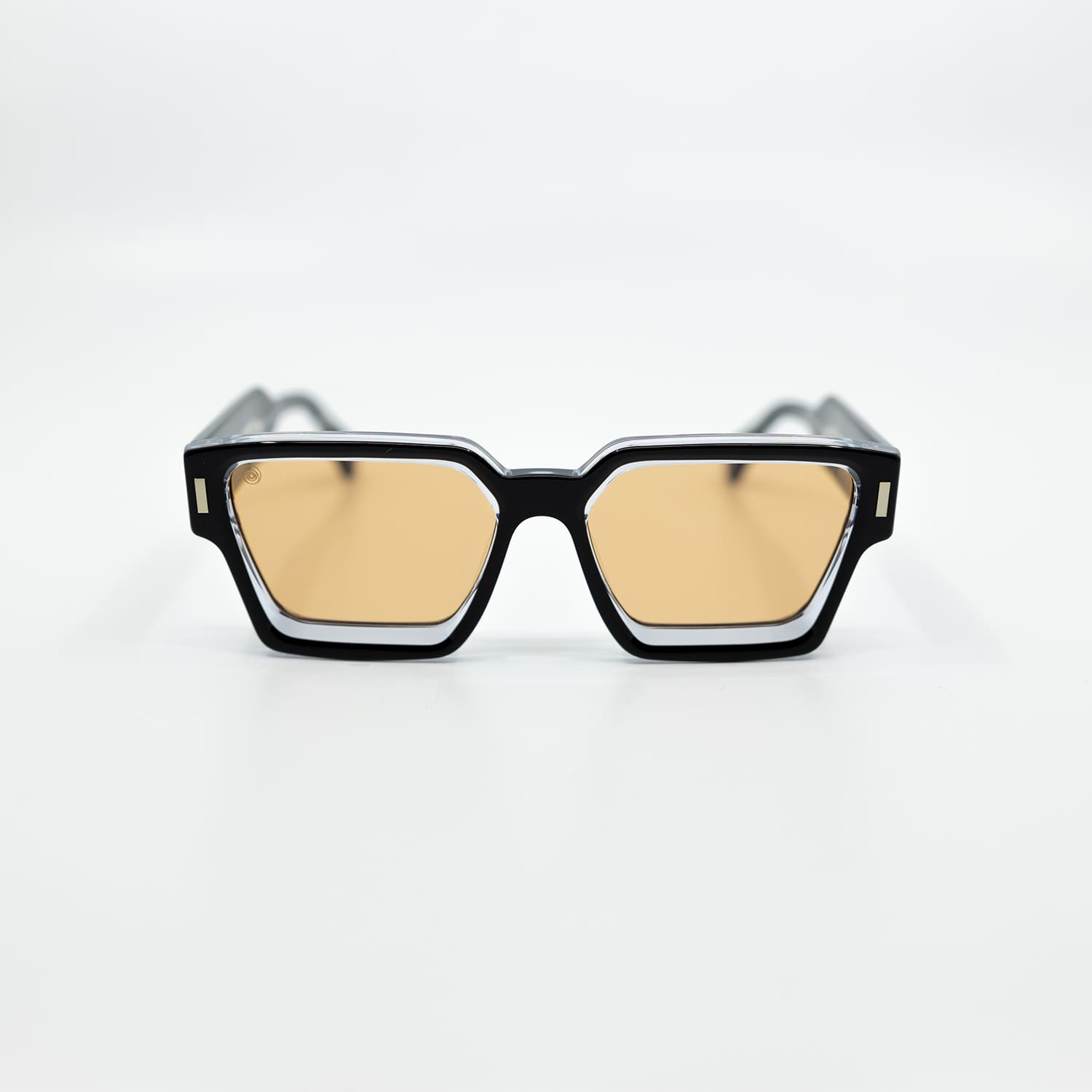 008 Sunglasses with Black Frame & Orange Lens