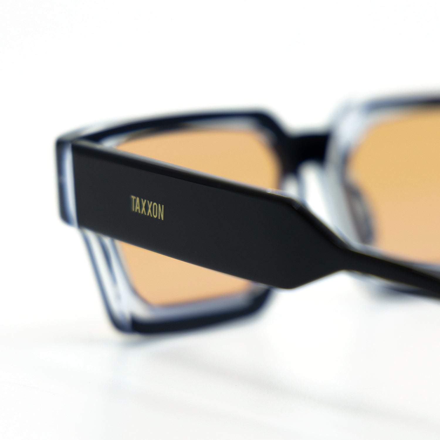 008 Sunglasses with Black Frame & Orange Lens