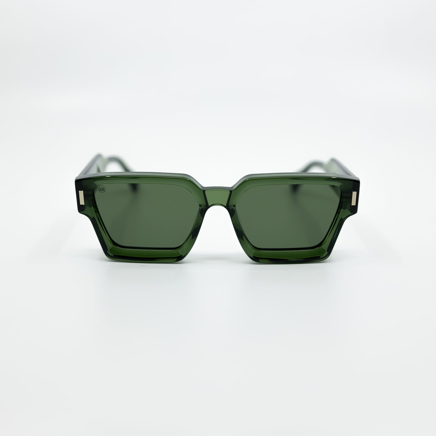 008 Sunglasses with Olive Frame & Green Lens