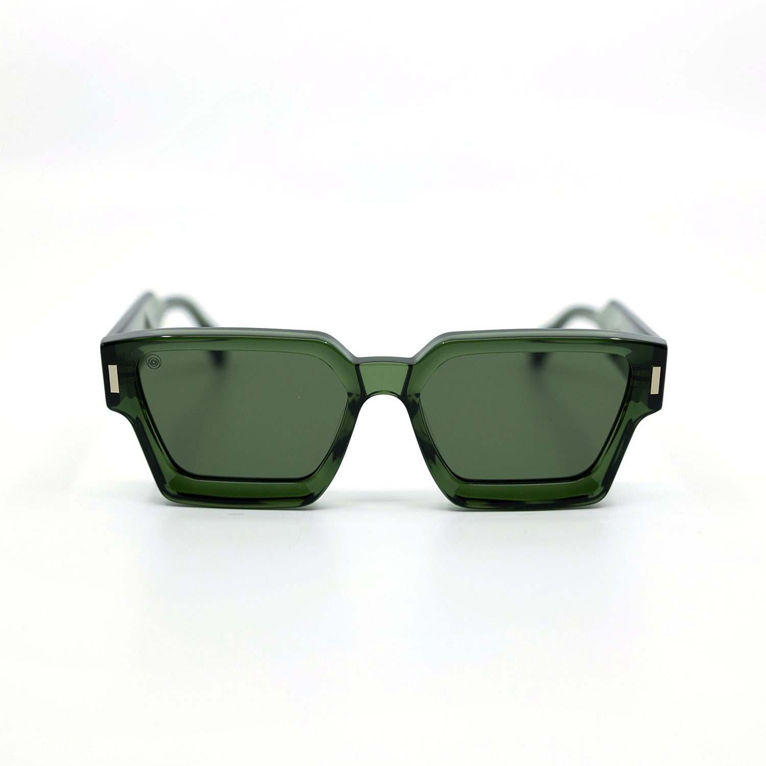 008 Sunglasses with Olive Frame & Green Lens
