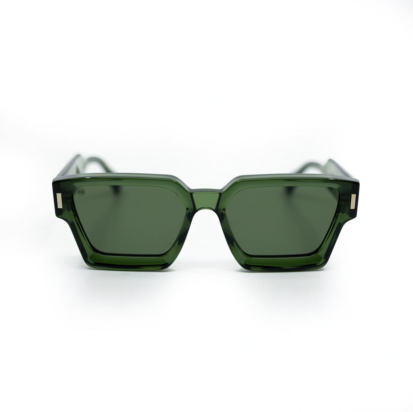 008 Sunglasses with Olive Frame & Green Lens