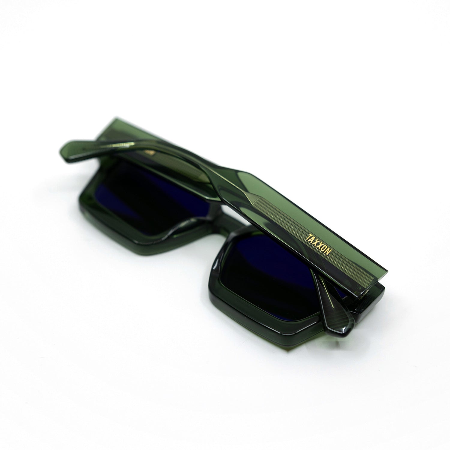 008 Sunglasses with Olive Frame & Green Lens