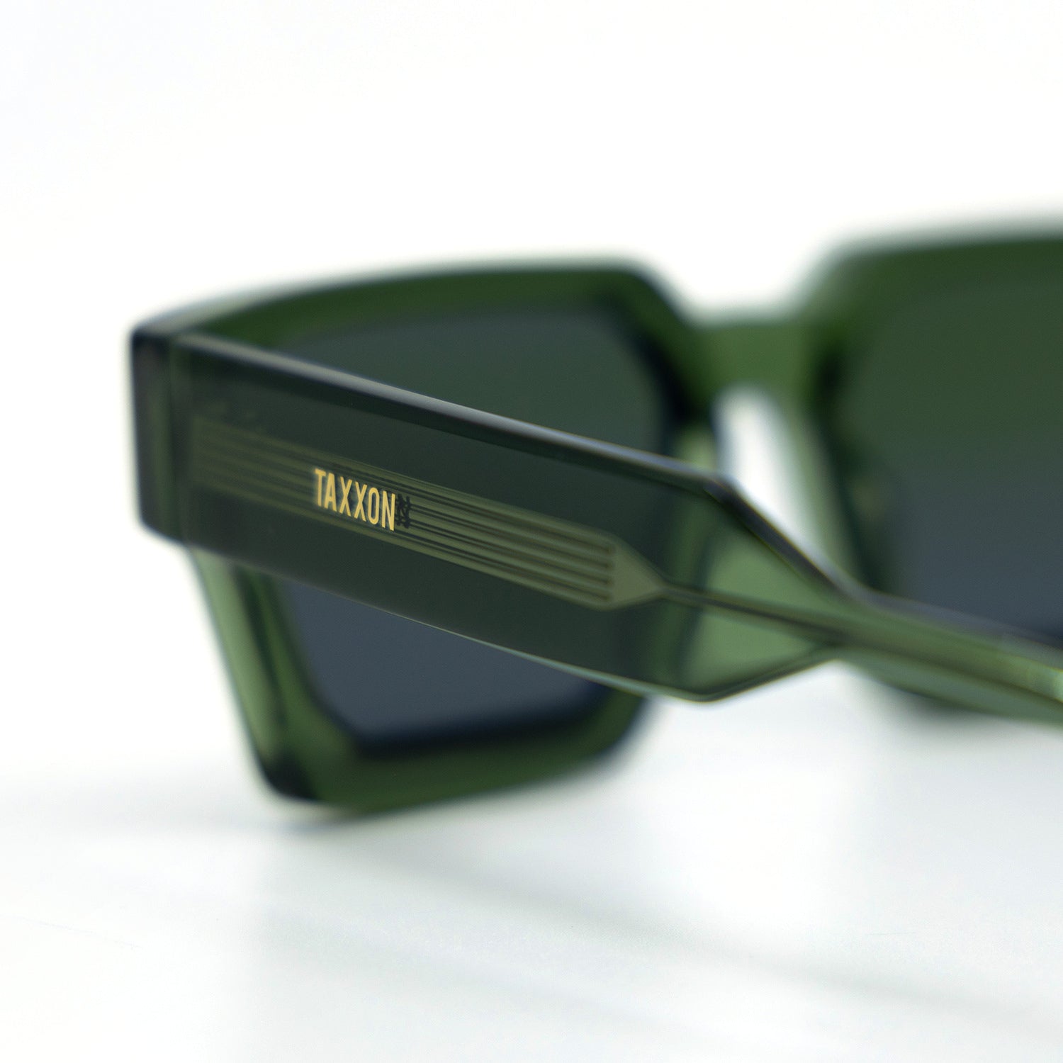008 Sunglasses with Olive Frame & Green Lens