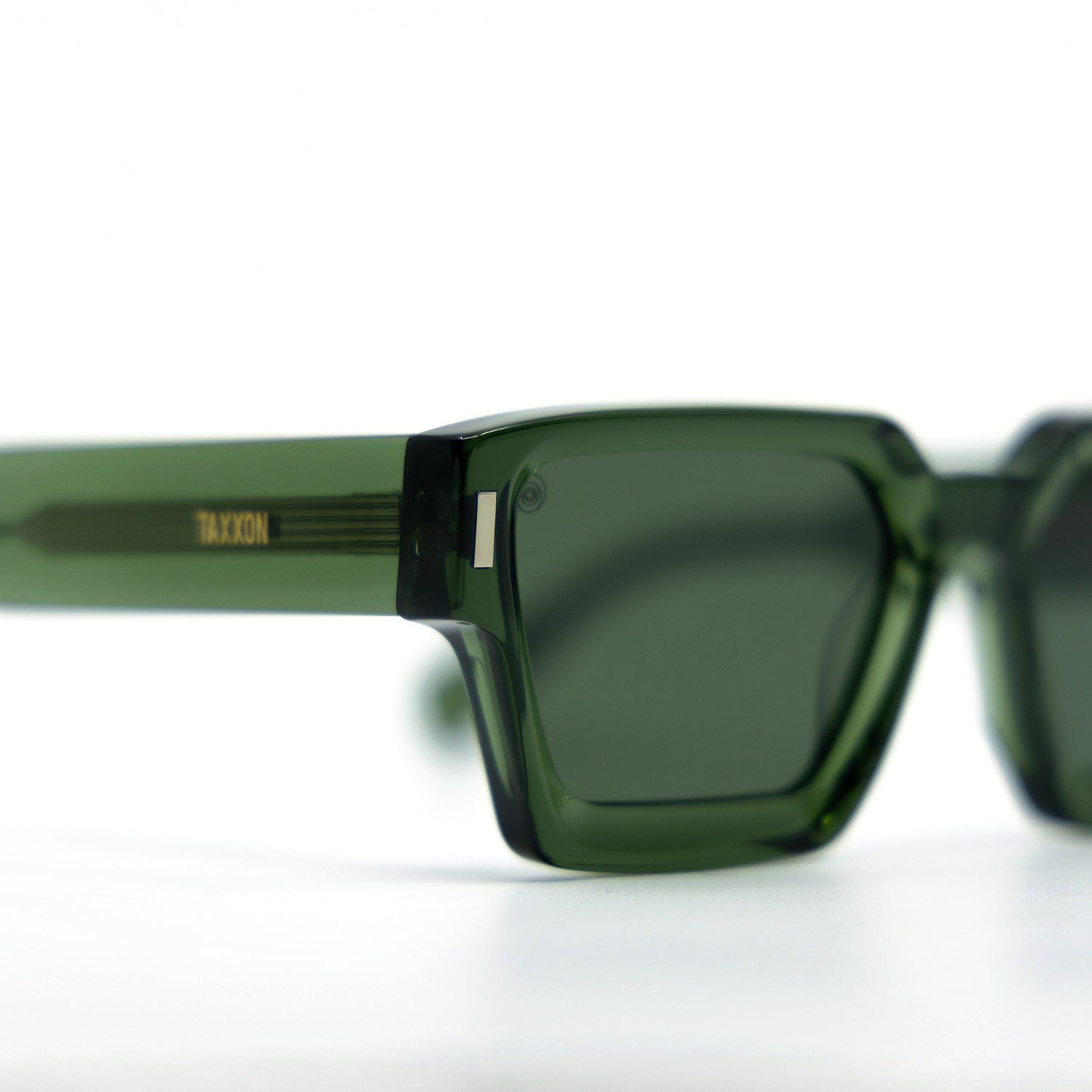 008 Sunglasses with Olive Frame & Green Lens