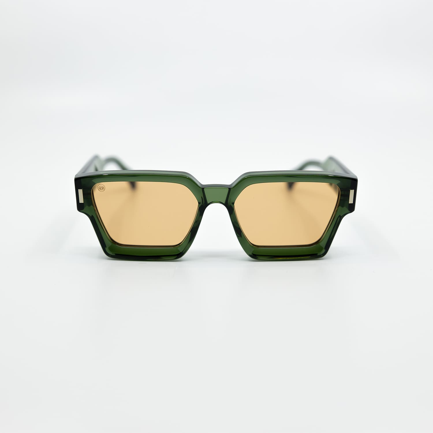 008 Sunglasses with Olive Frame & Orange Lens