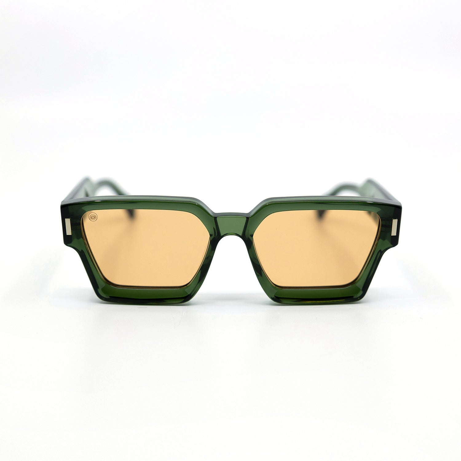 008 Sunglasses with Olive Frame & Orange Lens