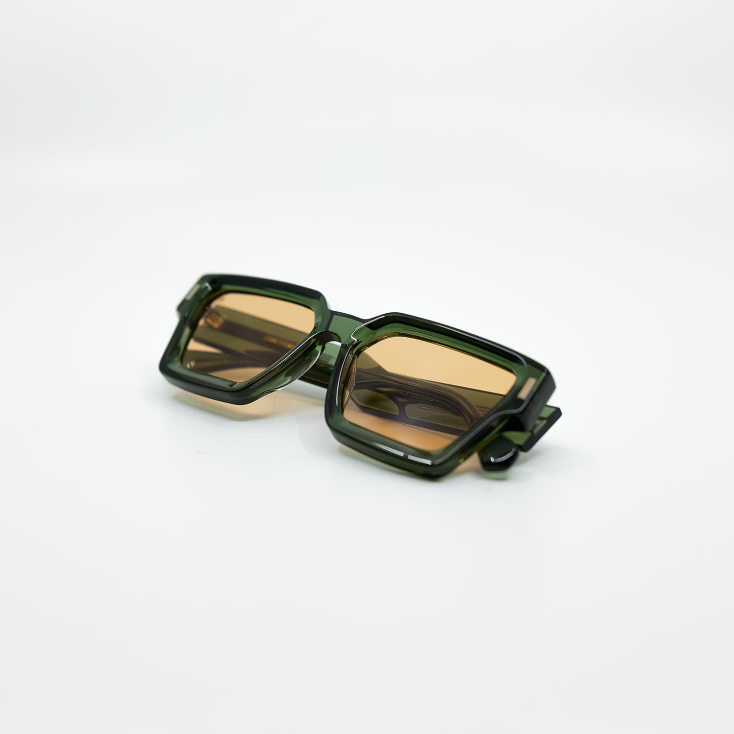 008 Sunglasses with Olive Frame & Orange Lens