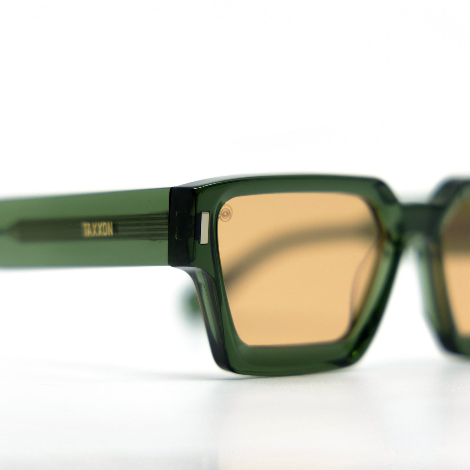 008 Sunglasses with Olive Frame & Orange Lens