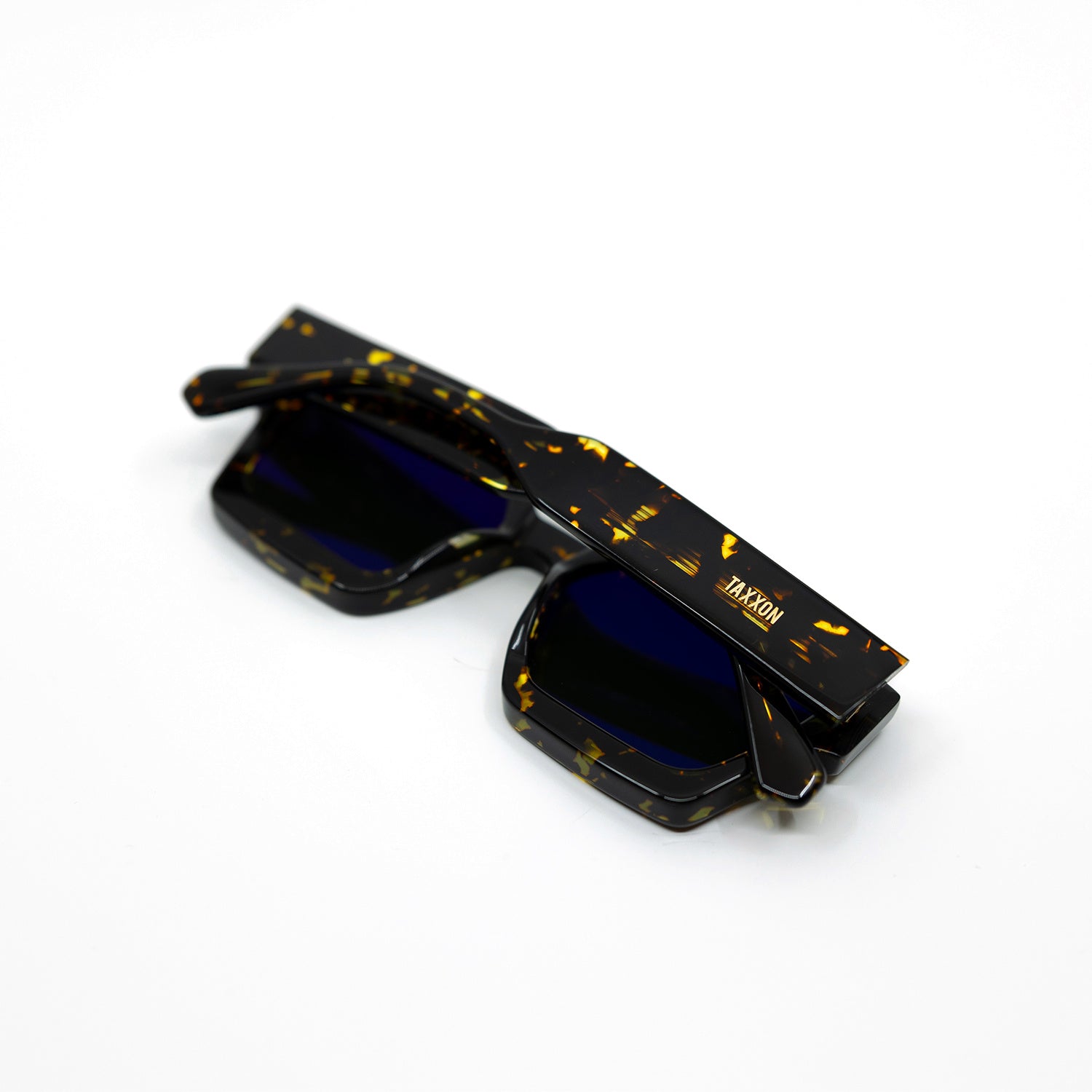 008 Sunglasses with Havana Frame & Green Lens