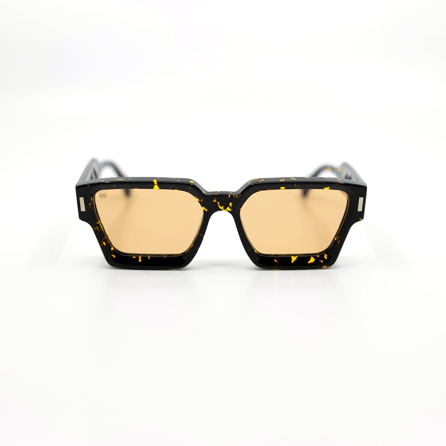008 Sunglasses with Havana Frame & Orange Lens