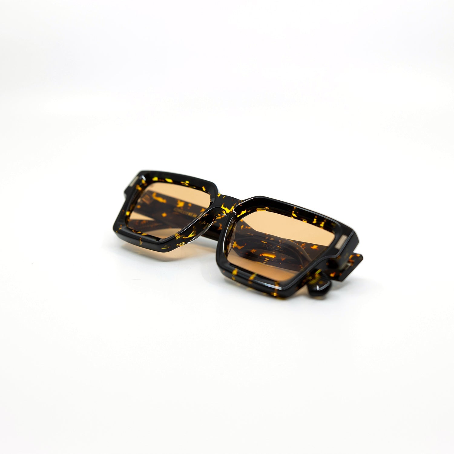 008 Sunglasses with Havana Frame & Orange Lens
