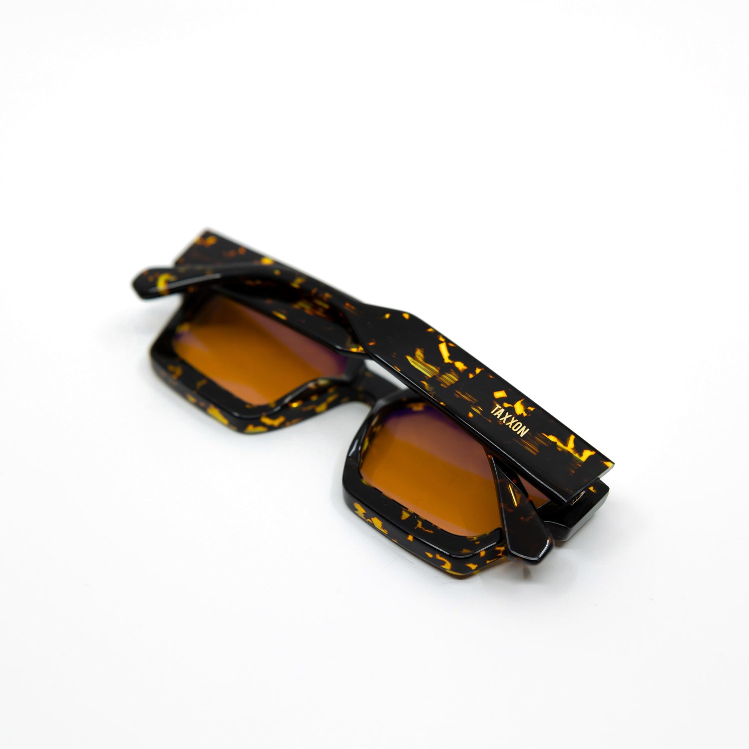 008 Sunglasses with Havana Frame & Orange Lens