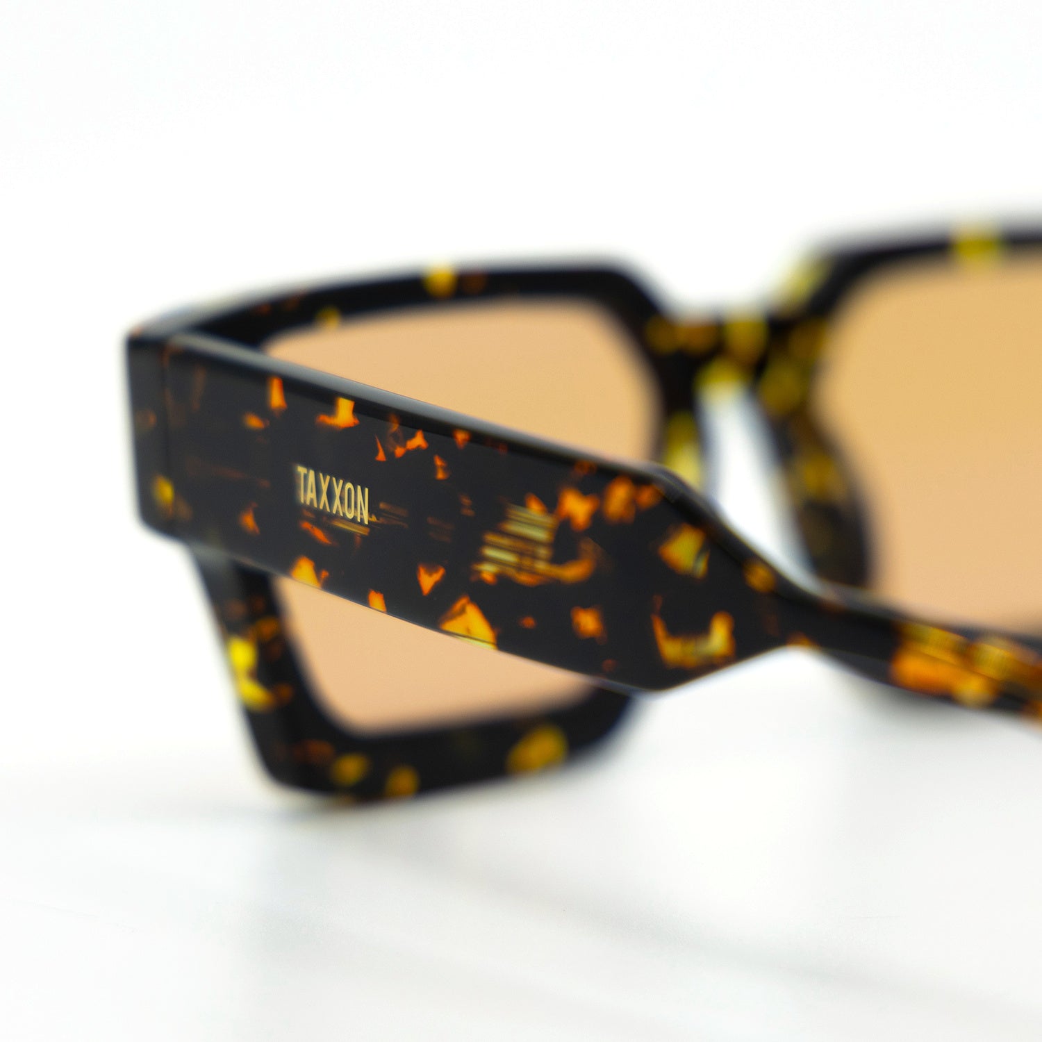 008 Sunglasses with Havana Frame & Orange Lens