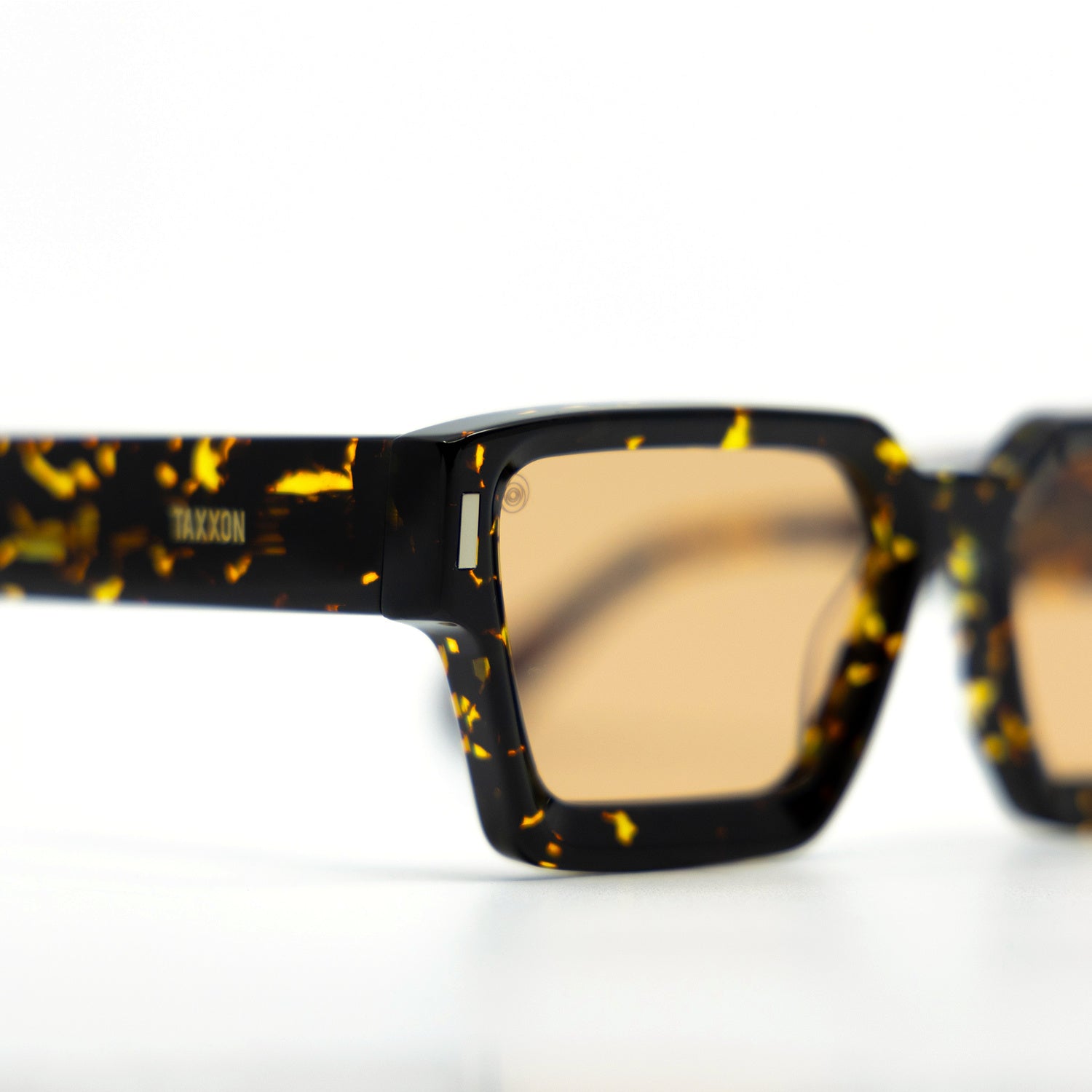 008 Sunglasses with Havana Frame & Orange Lens