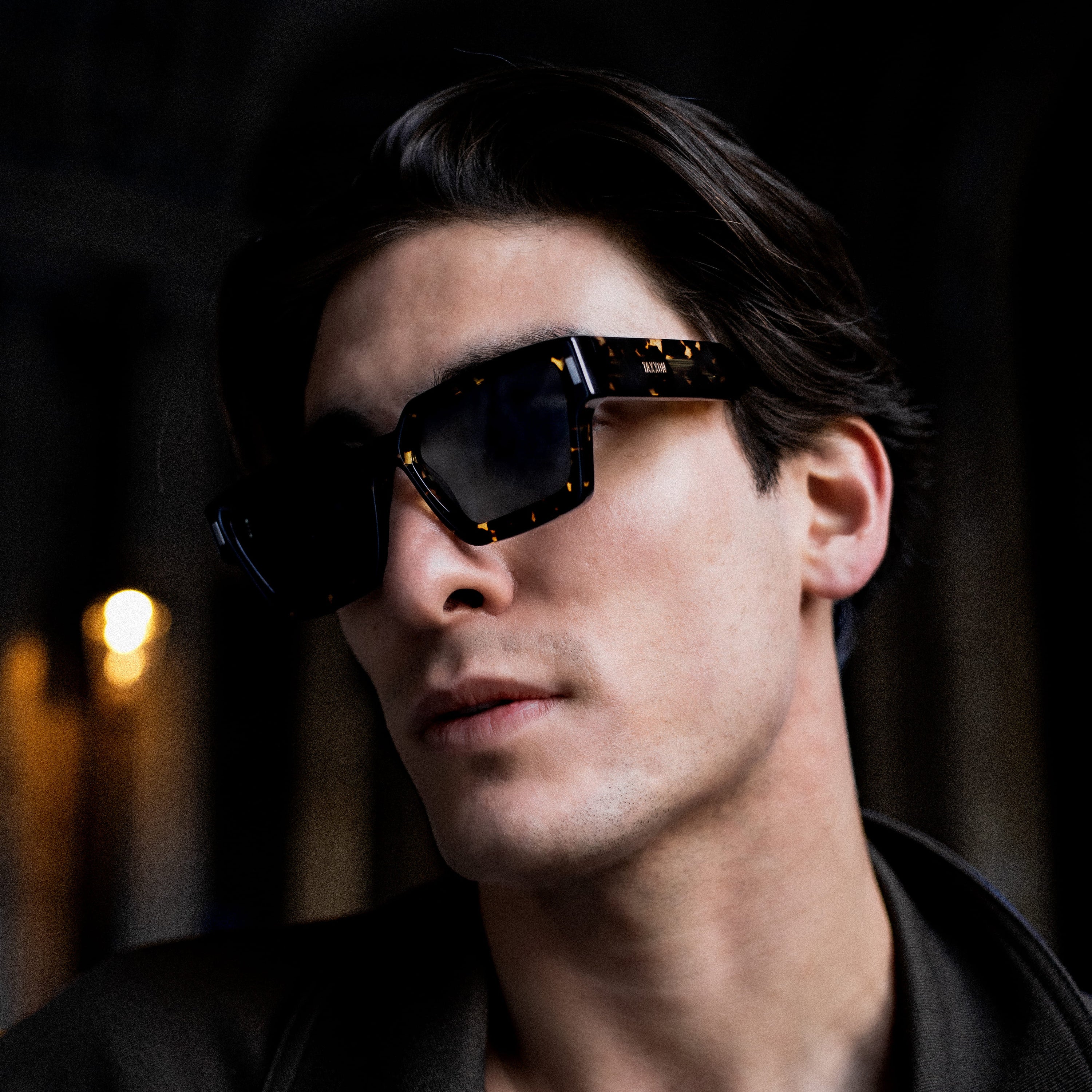 008 Sunglasses with Tortoise Frame & Green Lens