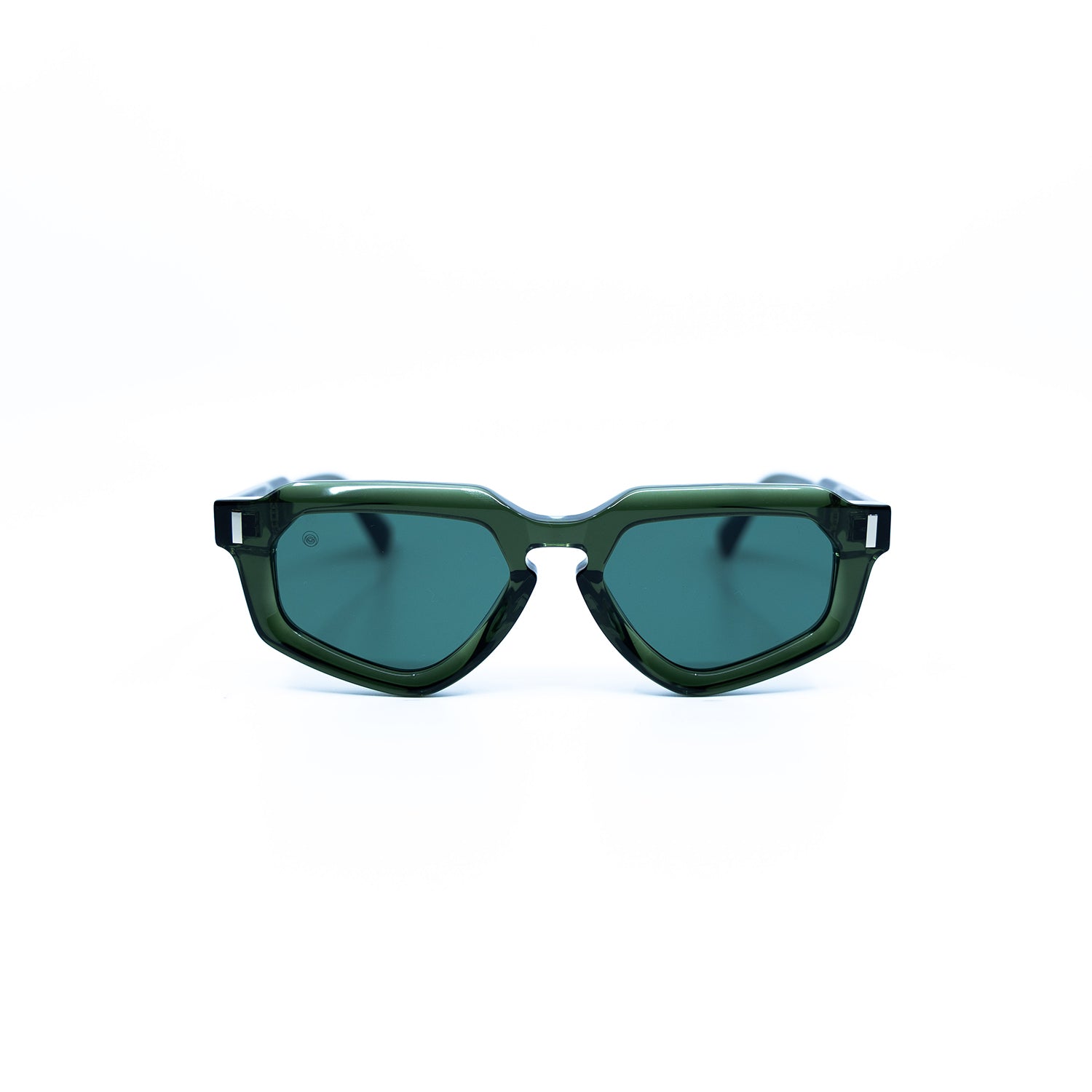 Avitio Sunglasses with Olive Frame & Green Lens