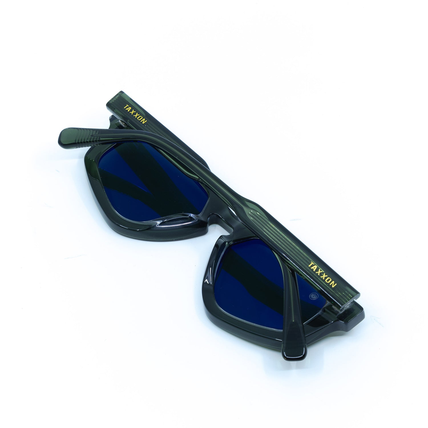 Avitio Sunglasses with Olive Frame & Green Lens