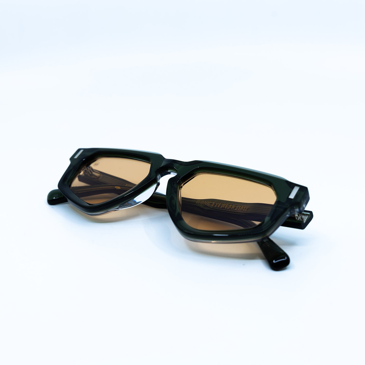 Avitio Sunglasses with Olive Frame & Orange Lens