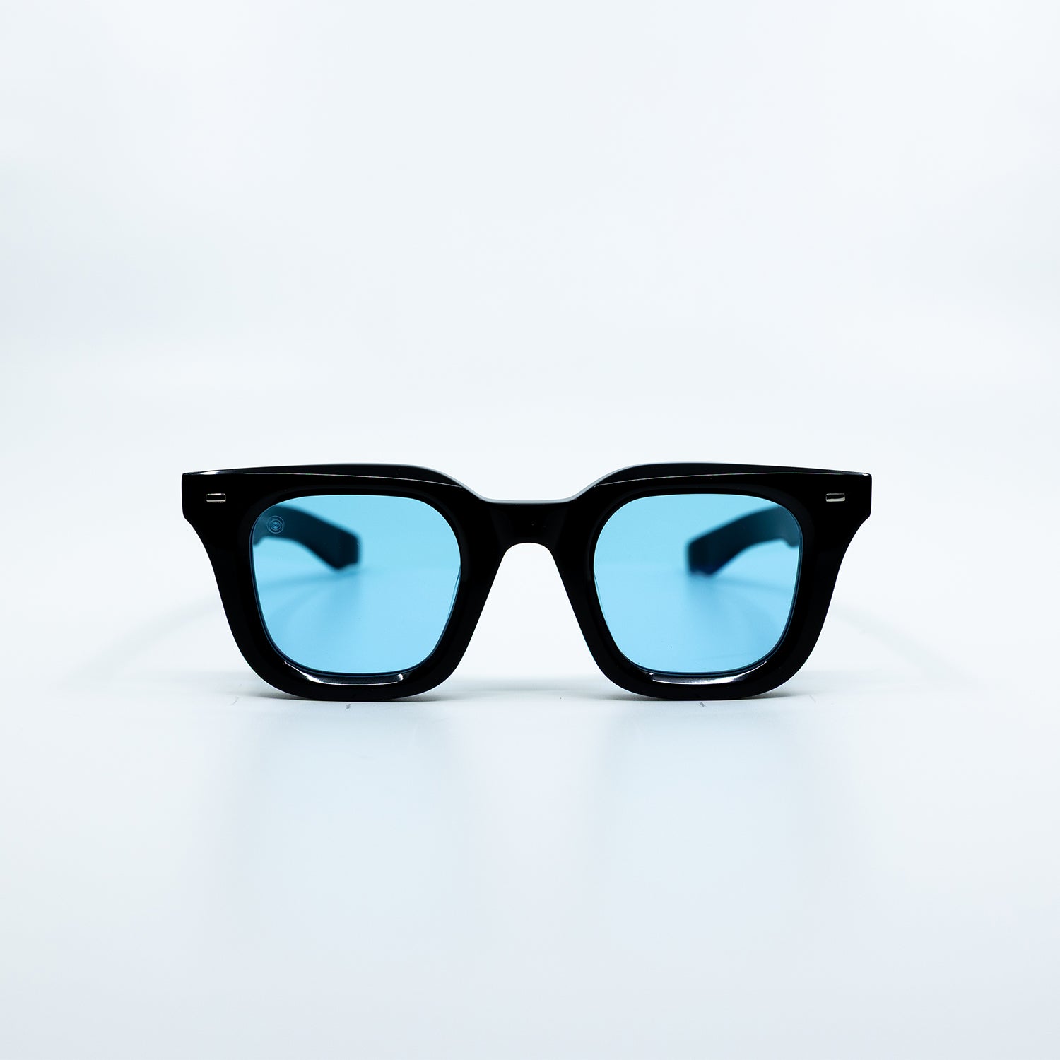 Zid Sunglasses with Black Frame & Light Blue Lens