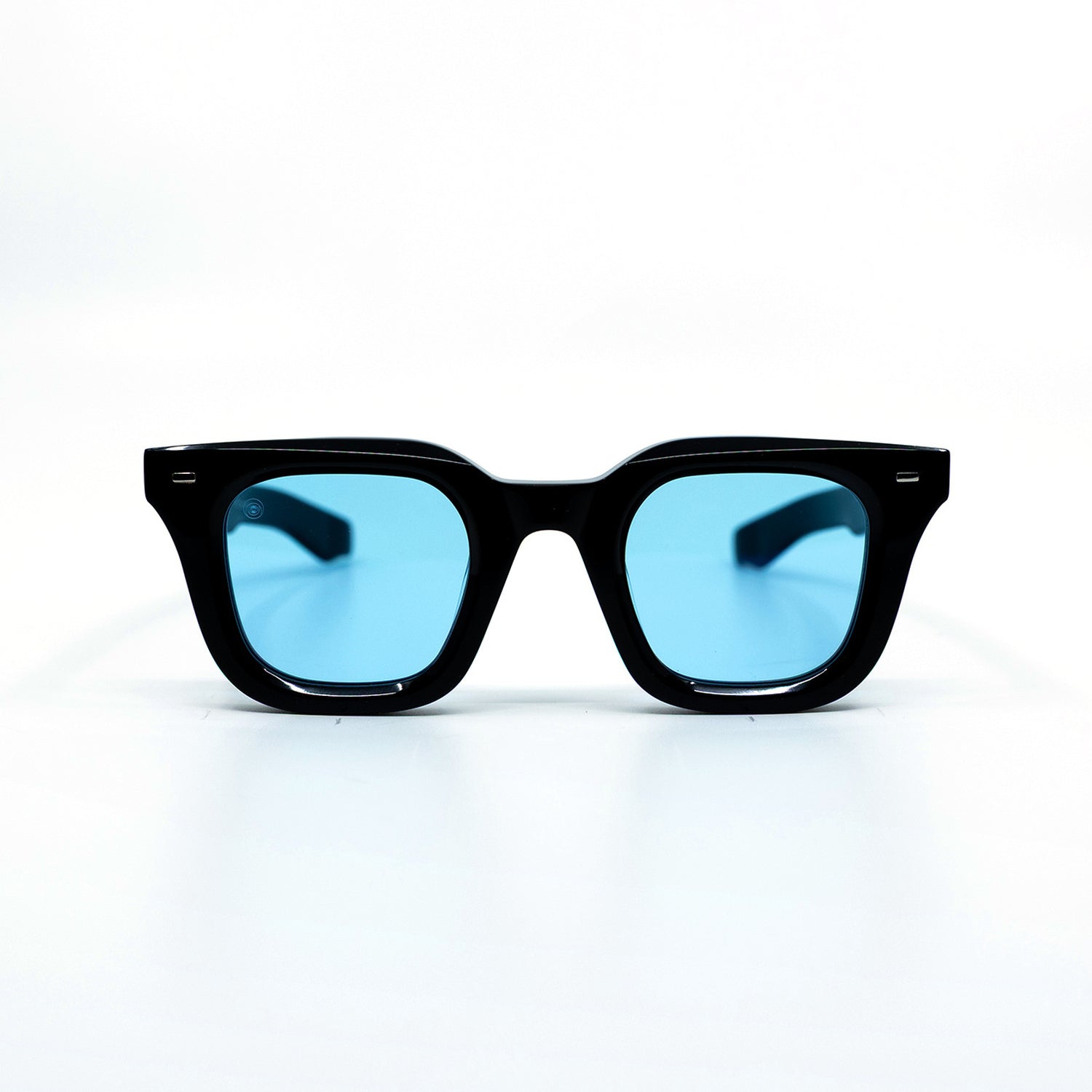 Zid Sunglasses with Black Frame & Light Blue Lens