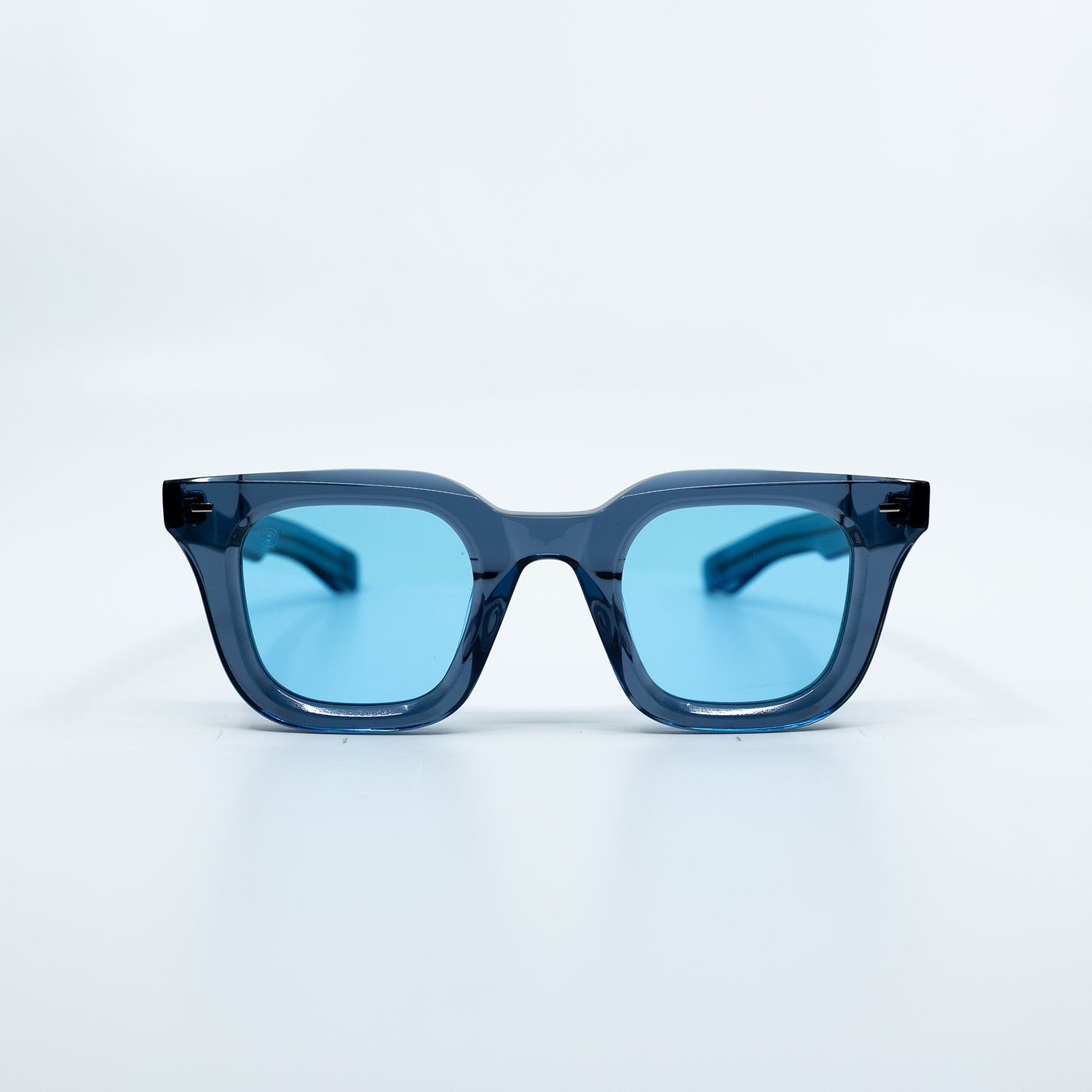 Zid Sunglasses with Onyx Frame & Light Blue Lens
