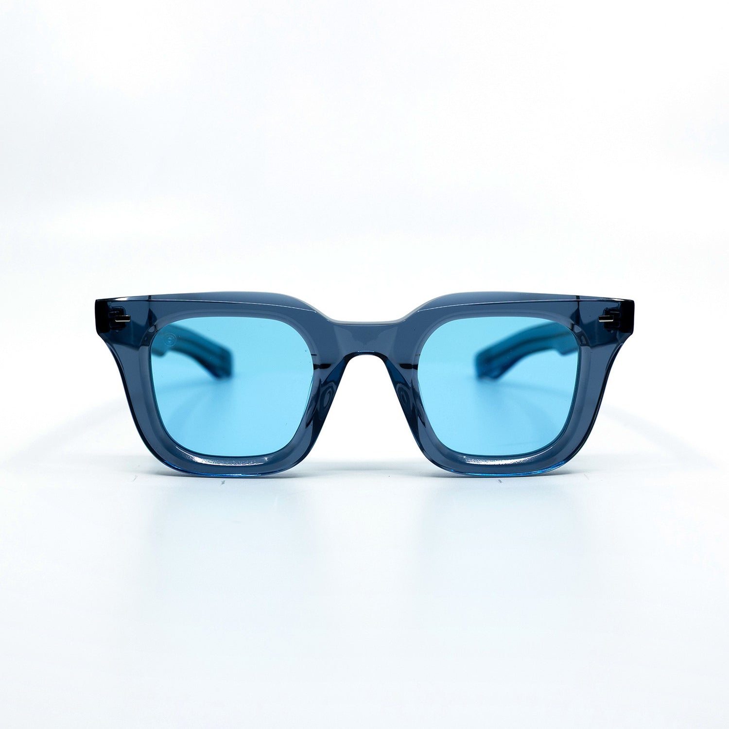 Zid Sunglasses with Onyx Frame & Light Blue Lens