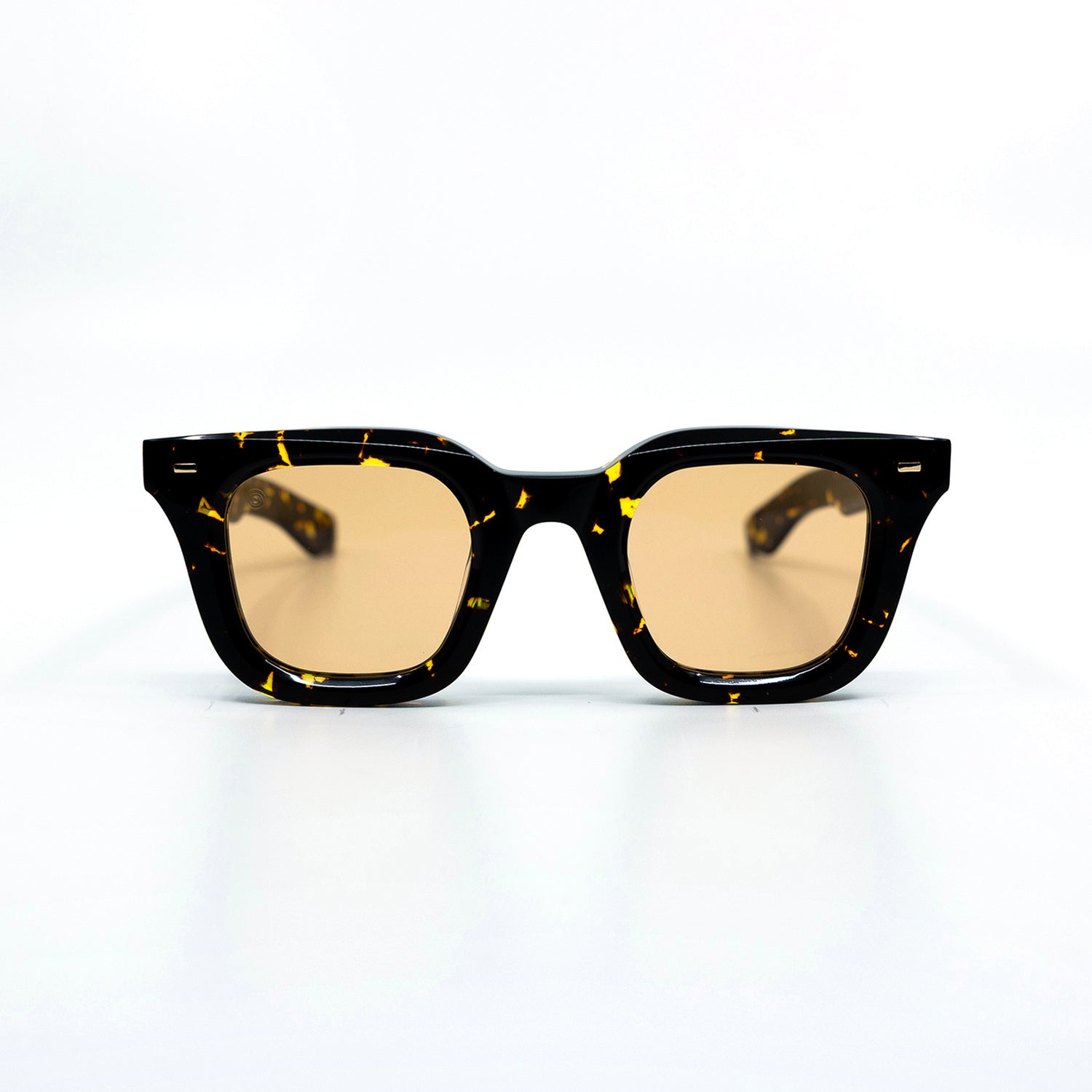 Zid Sunglasses with Havana Frame & Orange Lens
