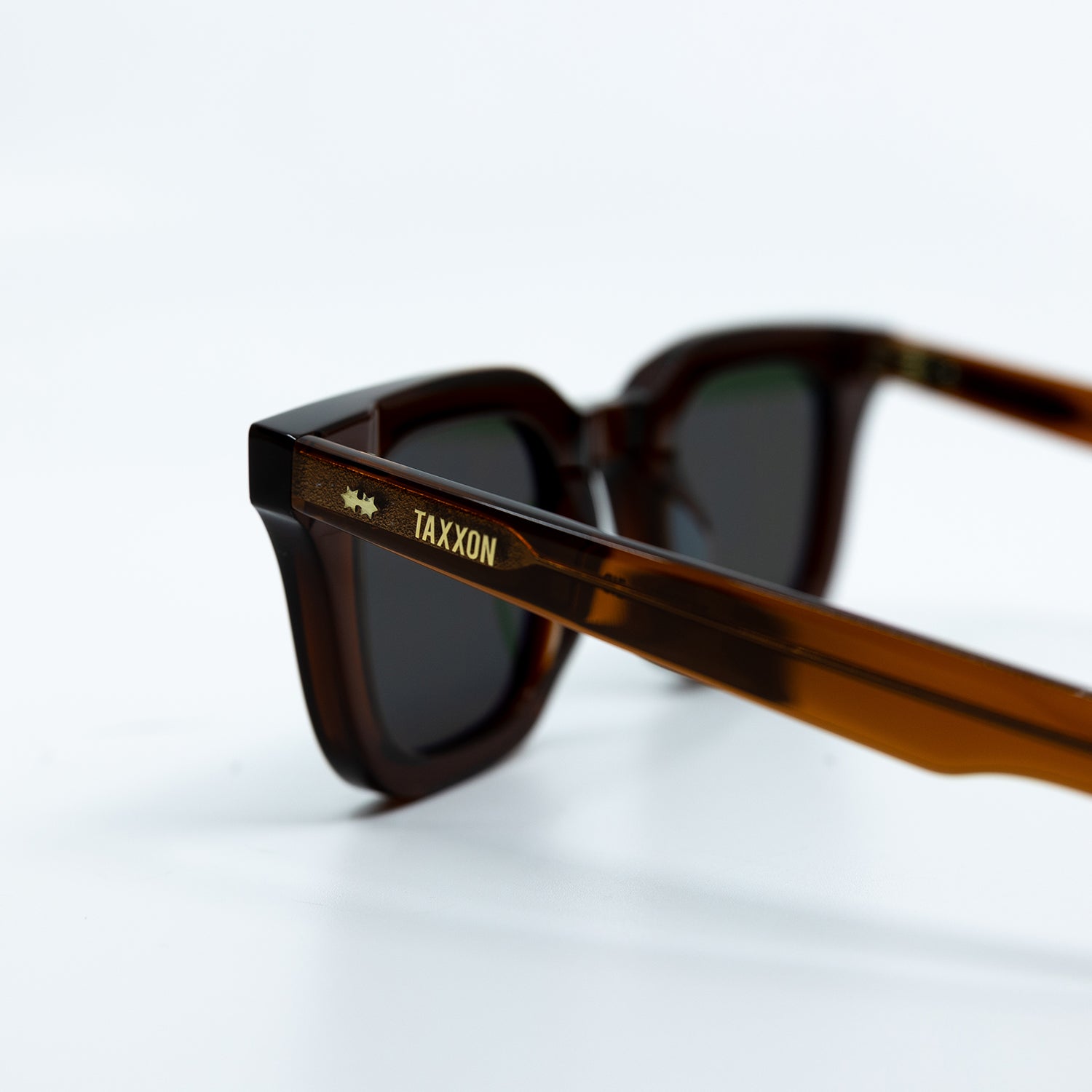 Zid Sunglasses with Brown Frame & Green Lens