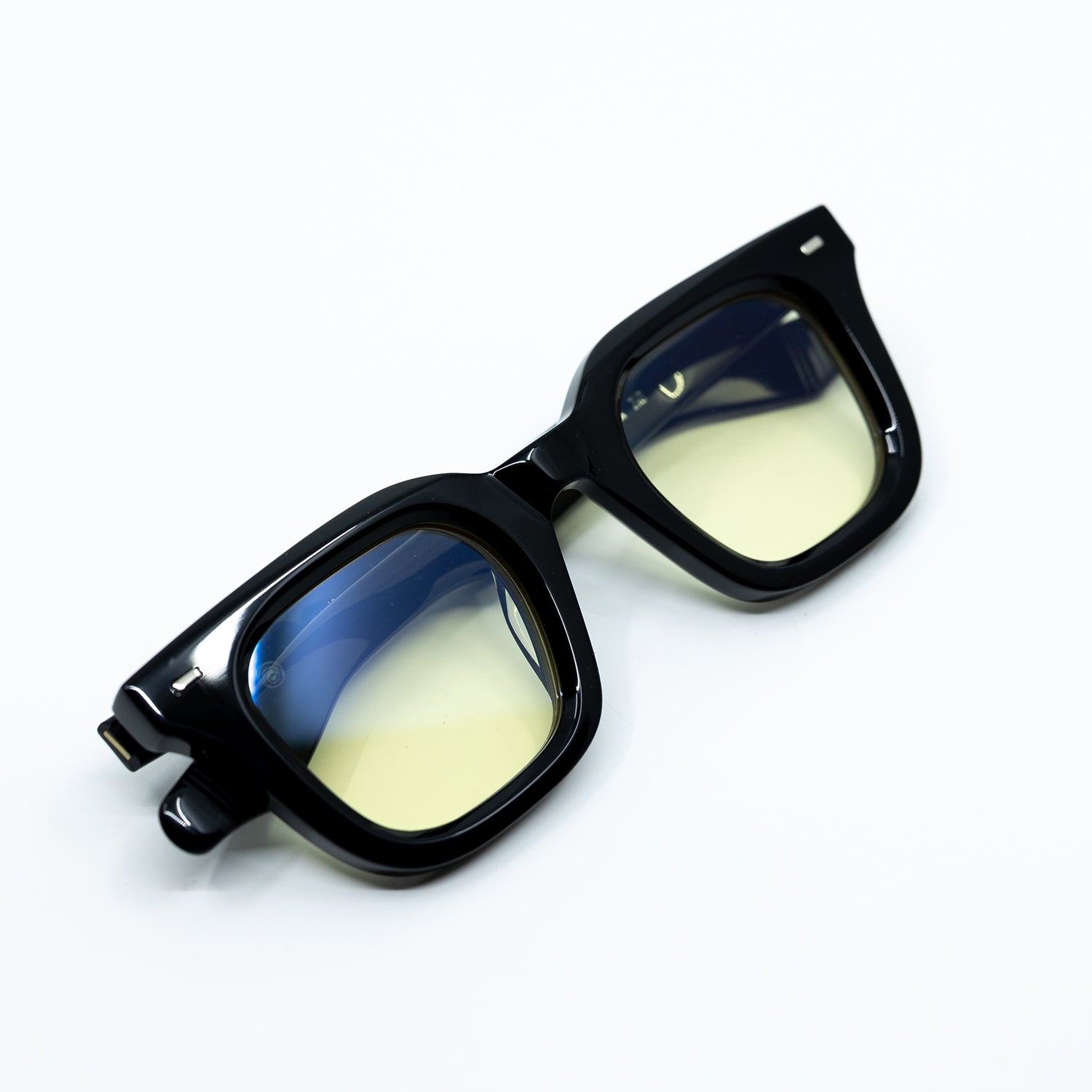 Zid Sunglasses with Black Frame & Yellow Lens