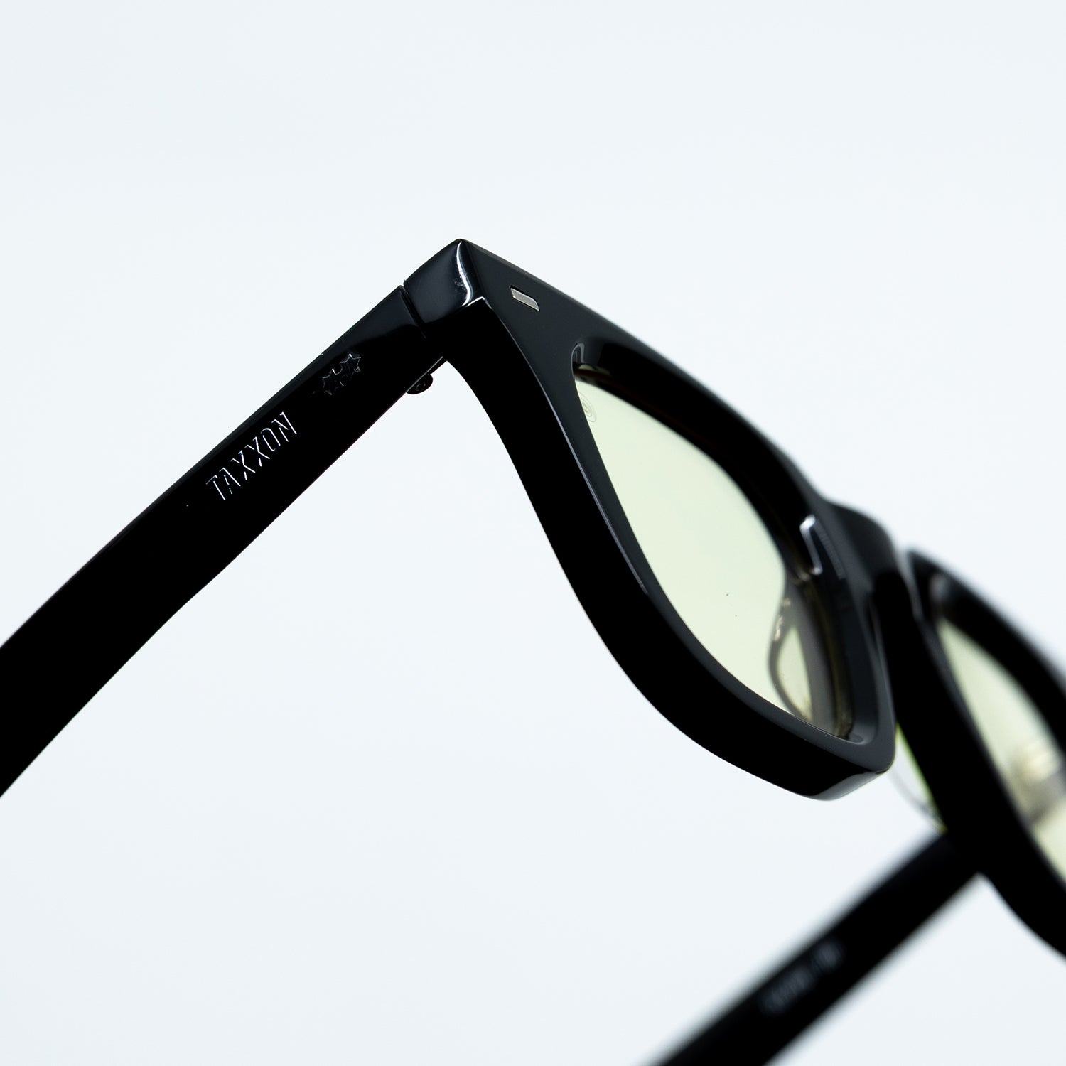 Zid Sunglasses with Black Frame & Yellow Lens