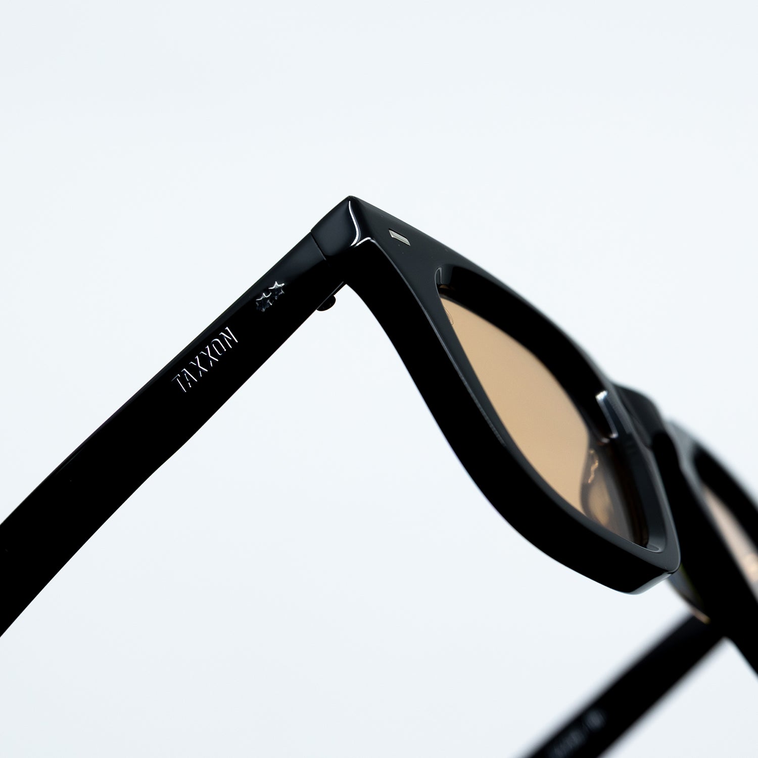 Zid Sunglasses with Black Frame & Brown Lens