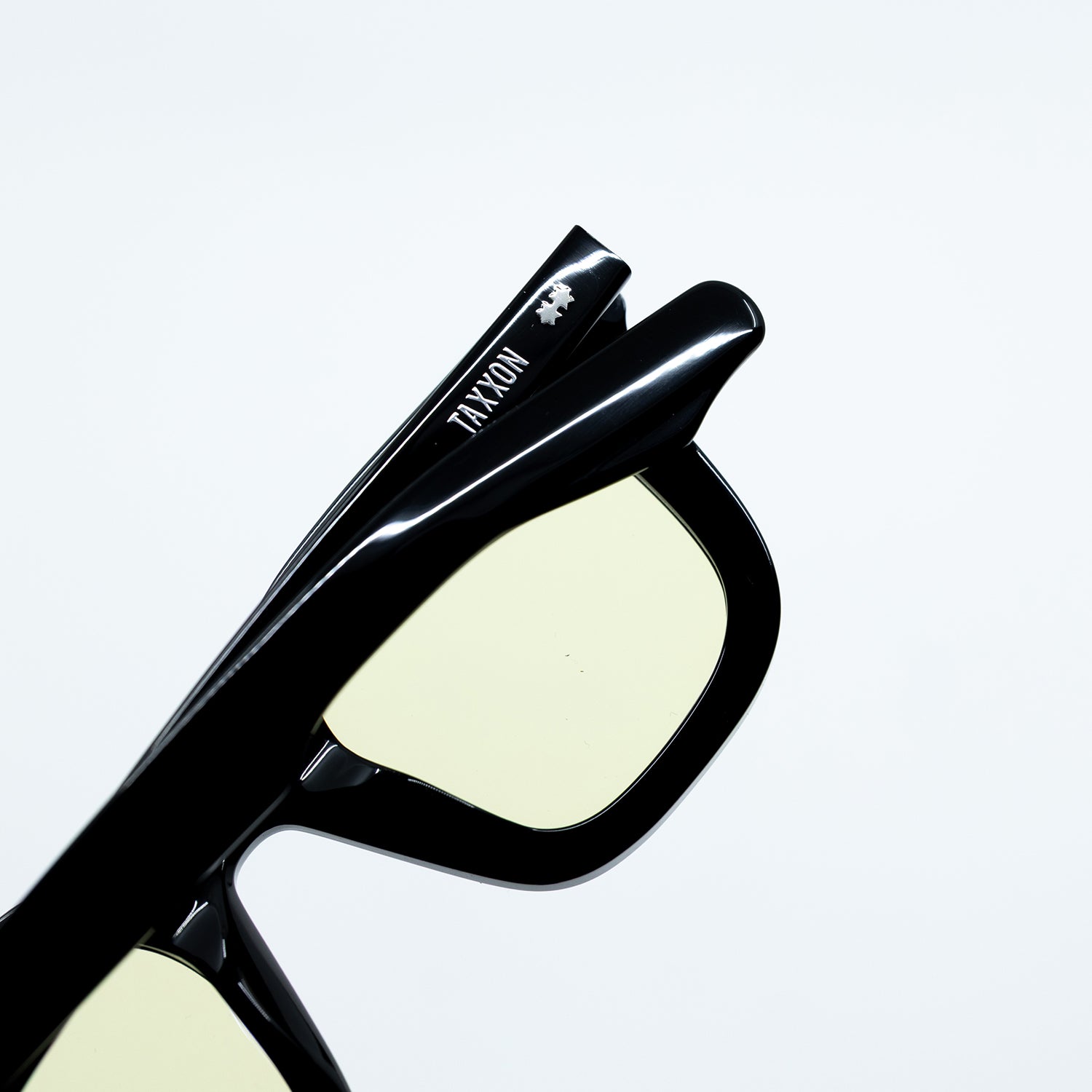 Zid Sunglasses with Black Frame & Yellow Lens