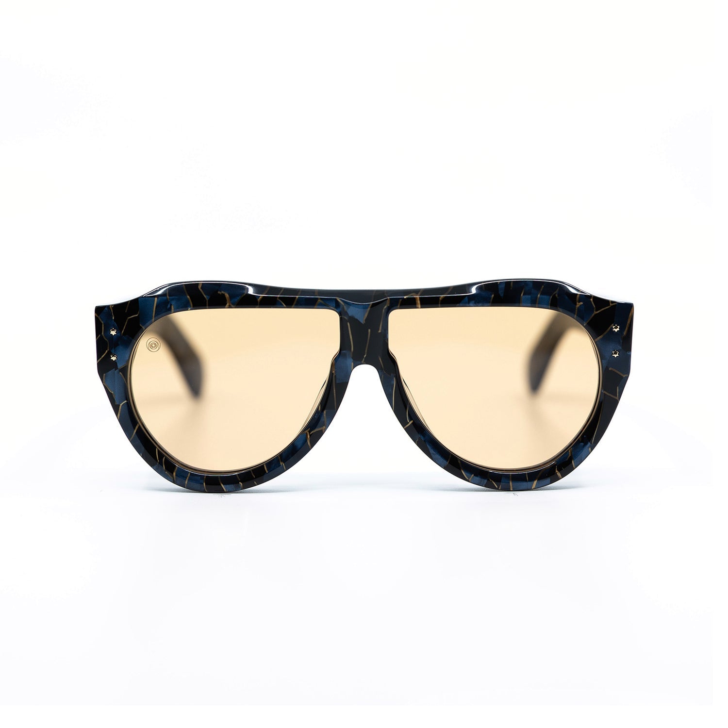 Otto Sunglasses with Azurite Frame & Orange Lens | Taxxon X Cruzada Special Edition