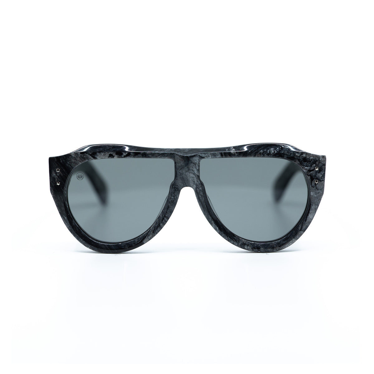 Otto Sunglasses with Marble Frame & Black Lens | Taxxon X  display picture 2