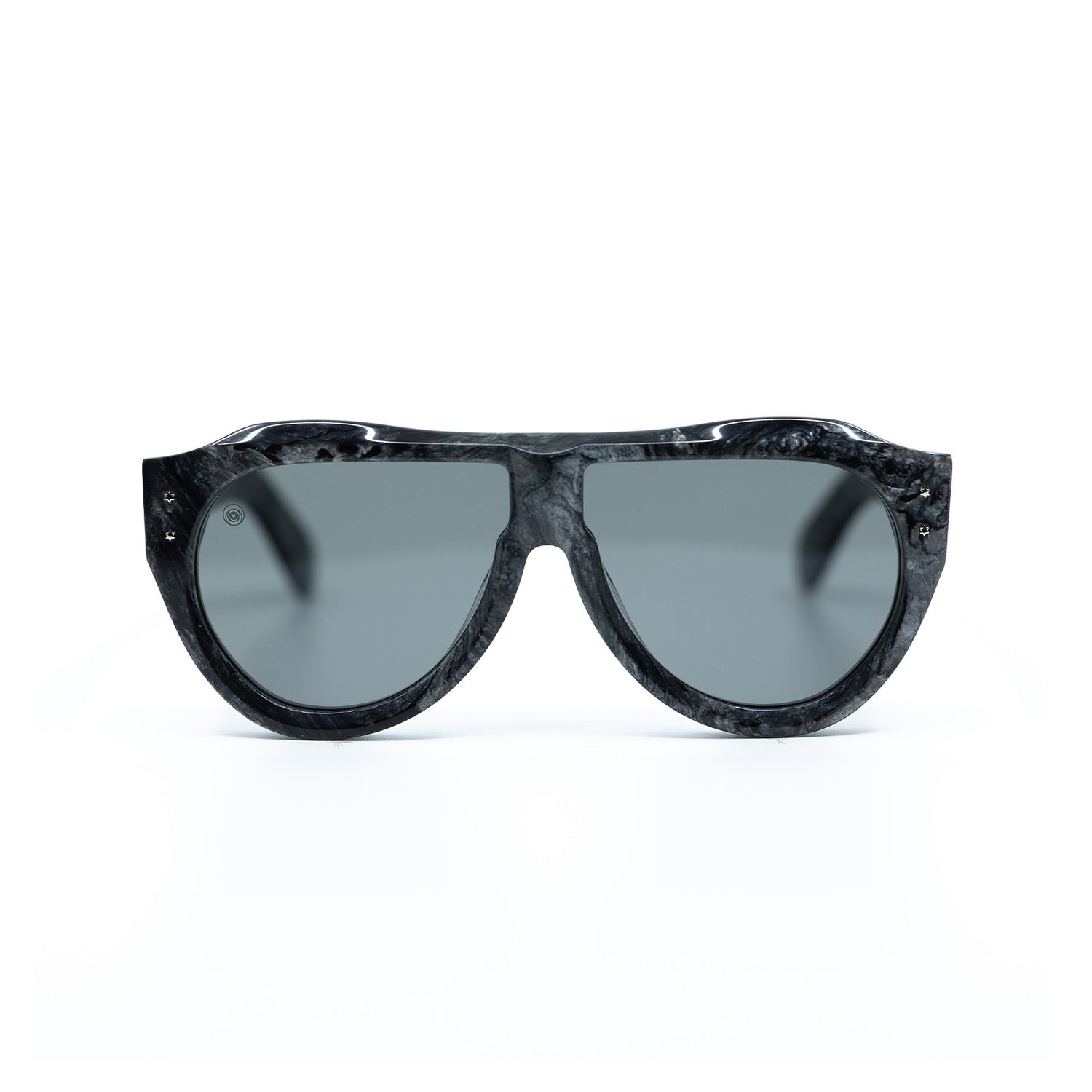 Otto Sunglasses with Marble Frame & Black Lens | Taxxon X Cruzada Special Edition
