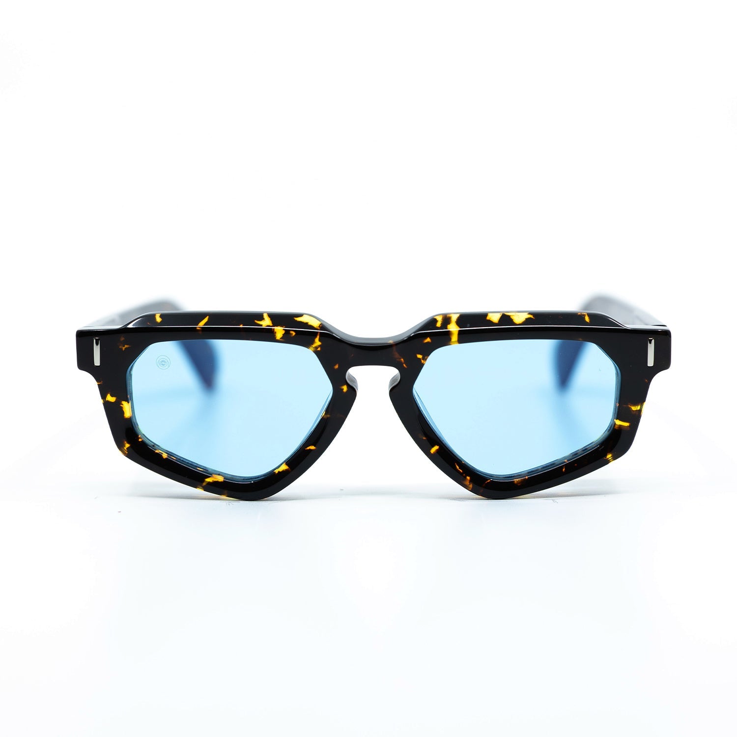 Avitio Sunglasses with Havana Frame & Light Blue Lens