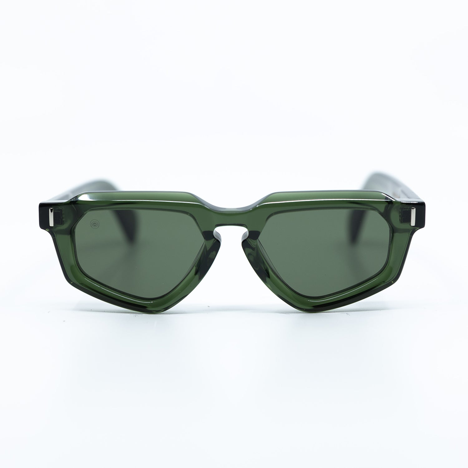 Avitio Sunglasses with Olive Frame & Green Lens