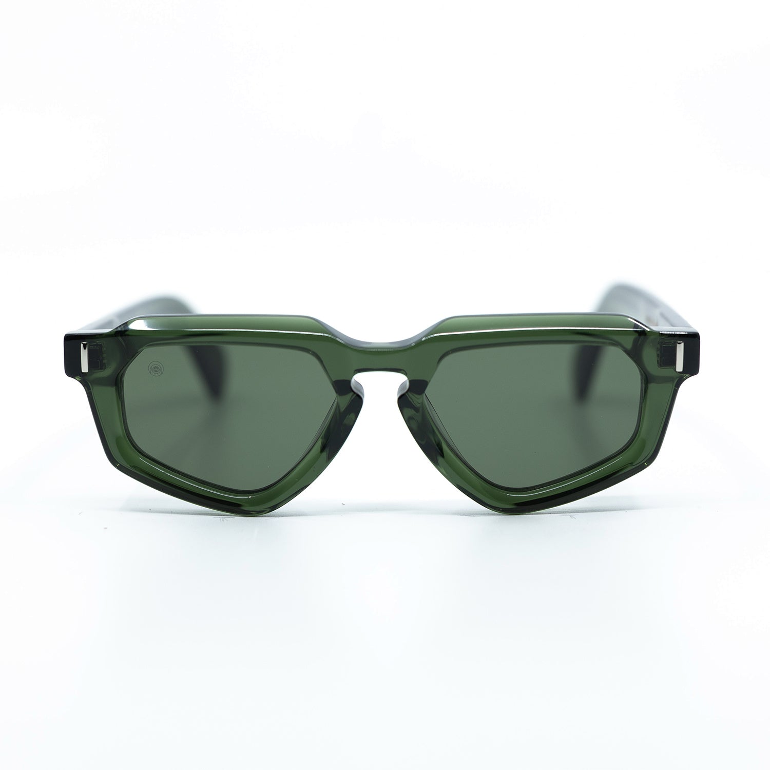 Avitio Sunglasses with Olive Frame & Green Lens