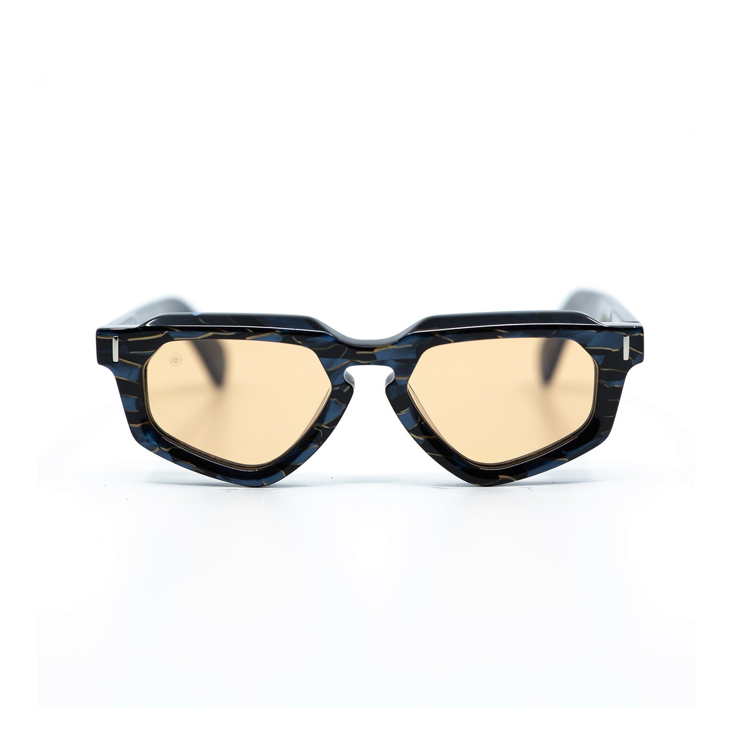 Avitio Sunglasses with Azurite Frame & Orange Lens