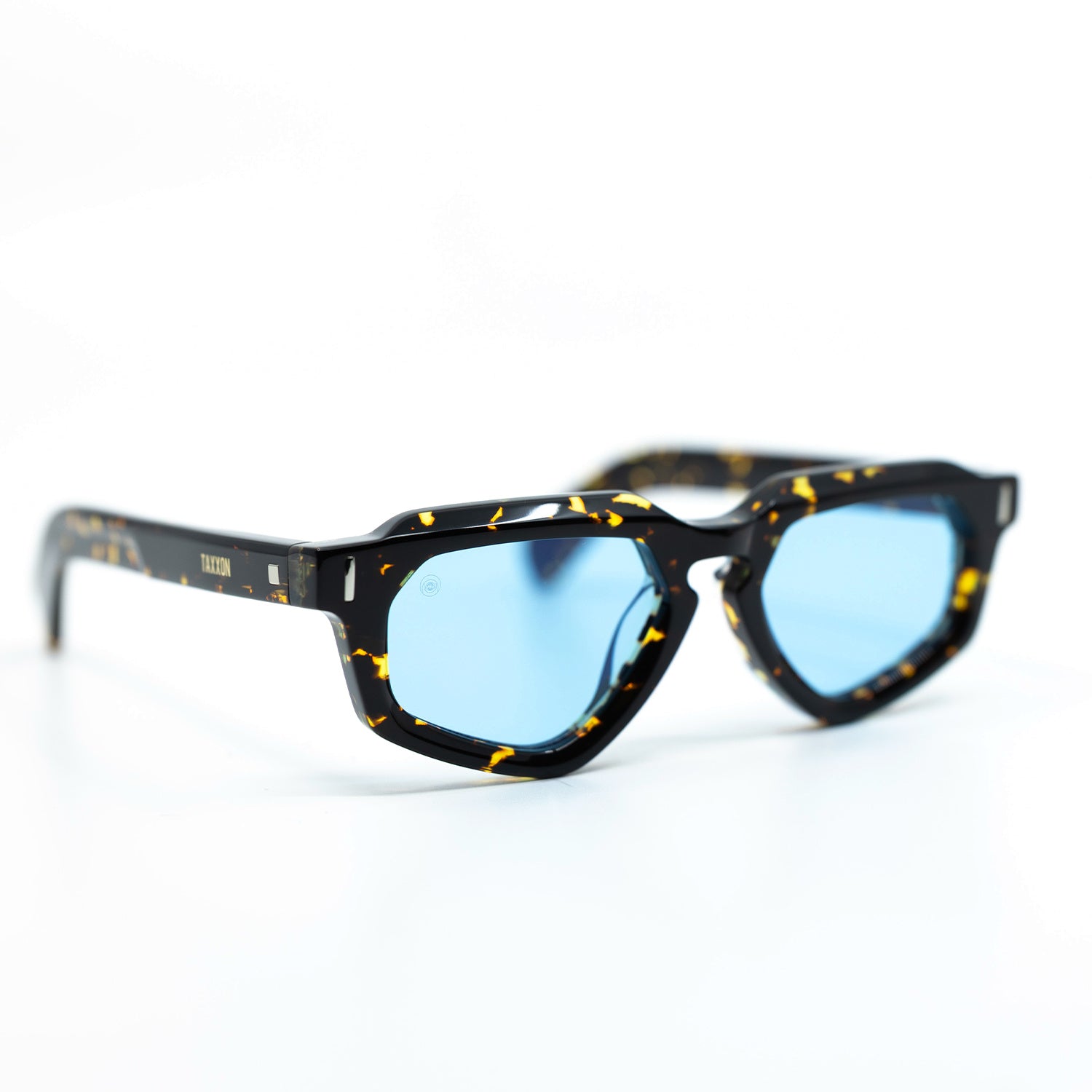 Avitio Sunglasses with Havana Frame & Light Blue Lens