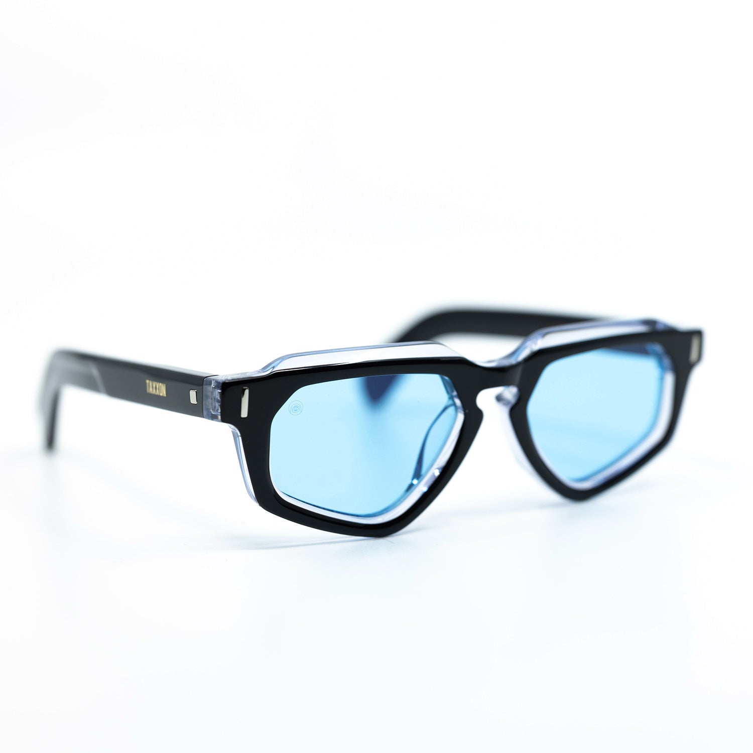 Avitio Sunglasses with Black Frame & Light Blue Lens